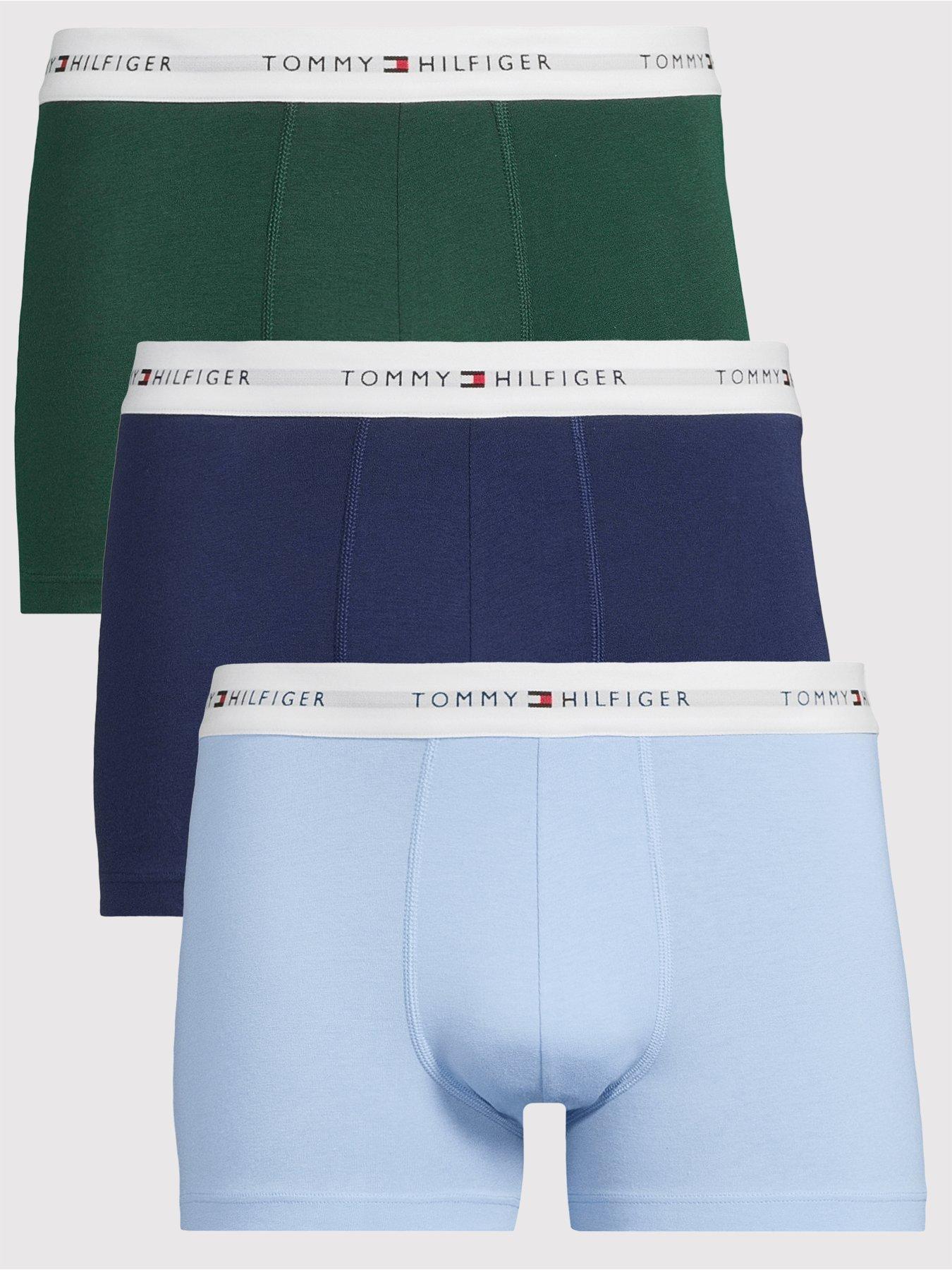 Tommy Hilfiger 3 Pack Signature Cotton Trunks - Assorted