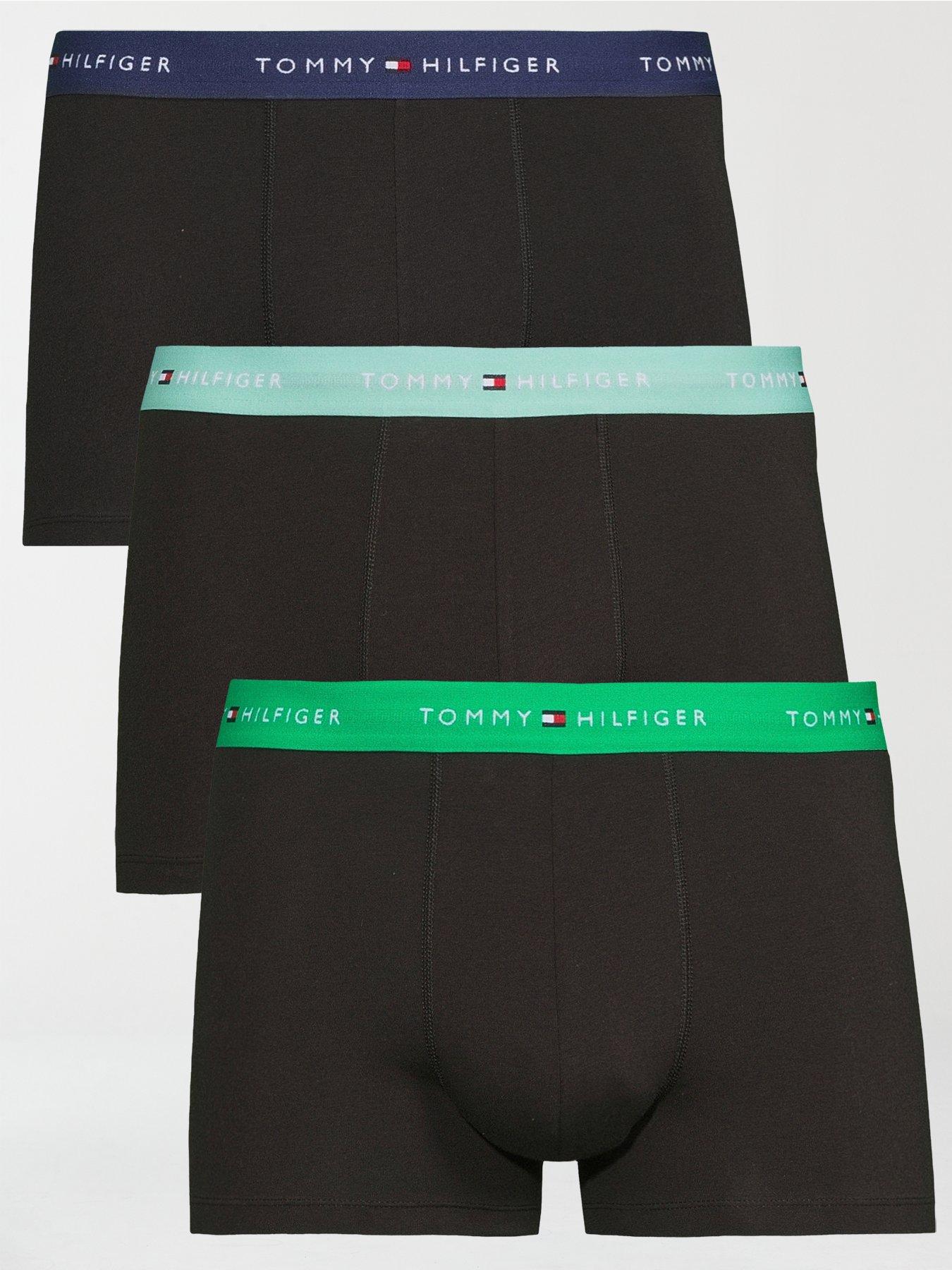 tommy-hilfiger-3-pack-signature-cotton-trunks-black