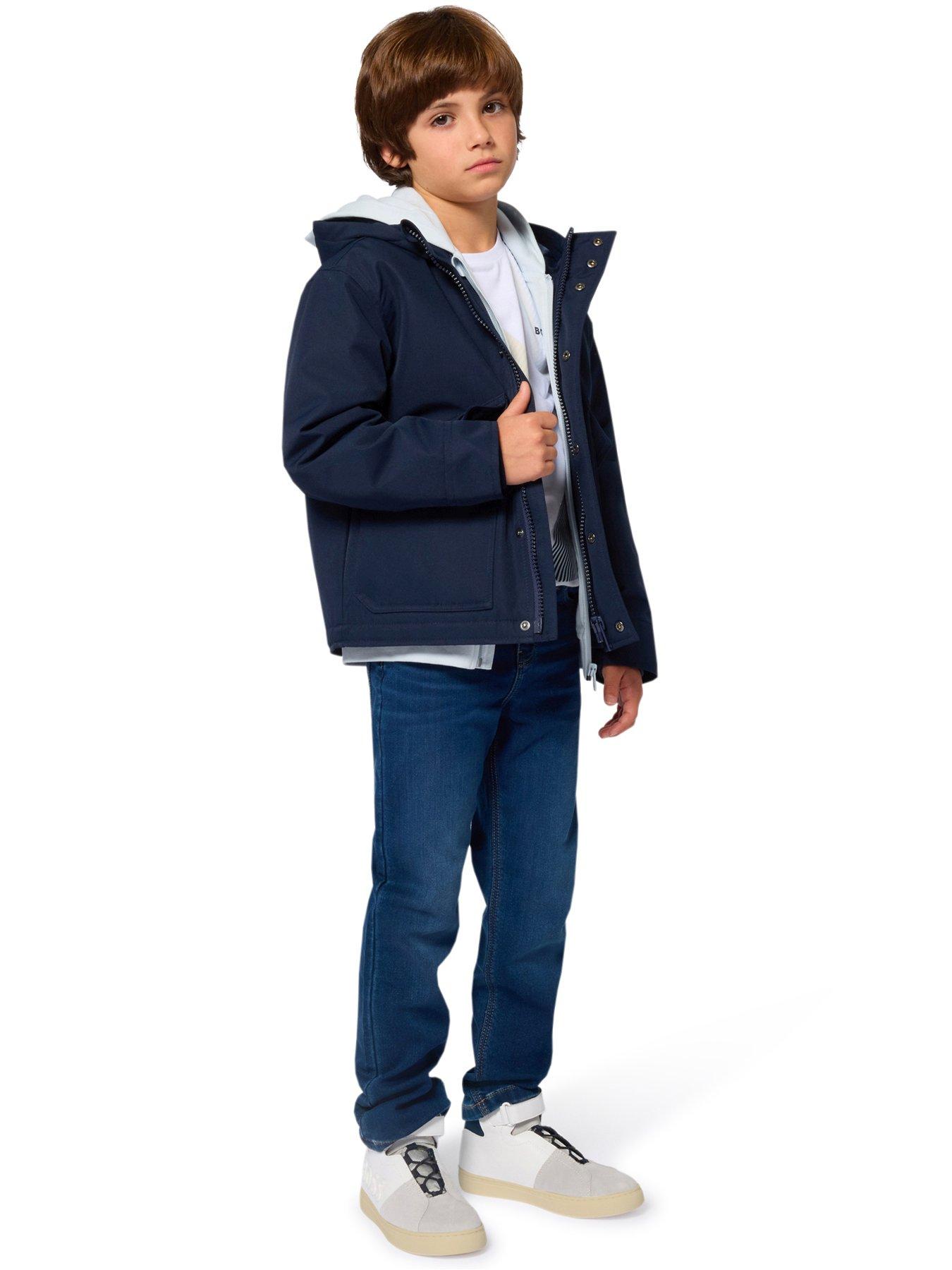boss-boys-hooded-jacket-navy