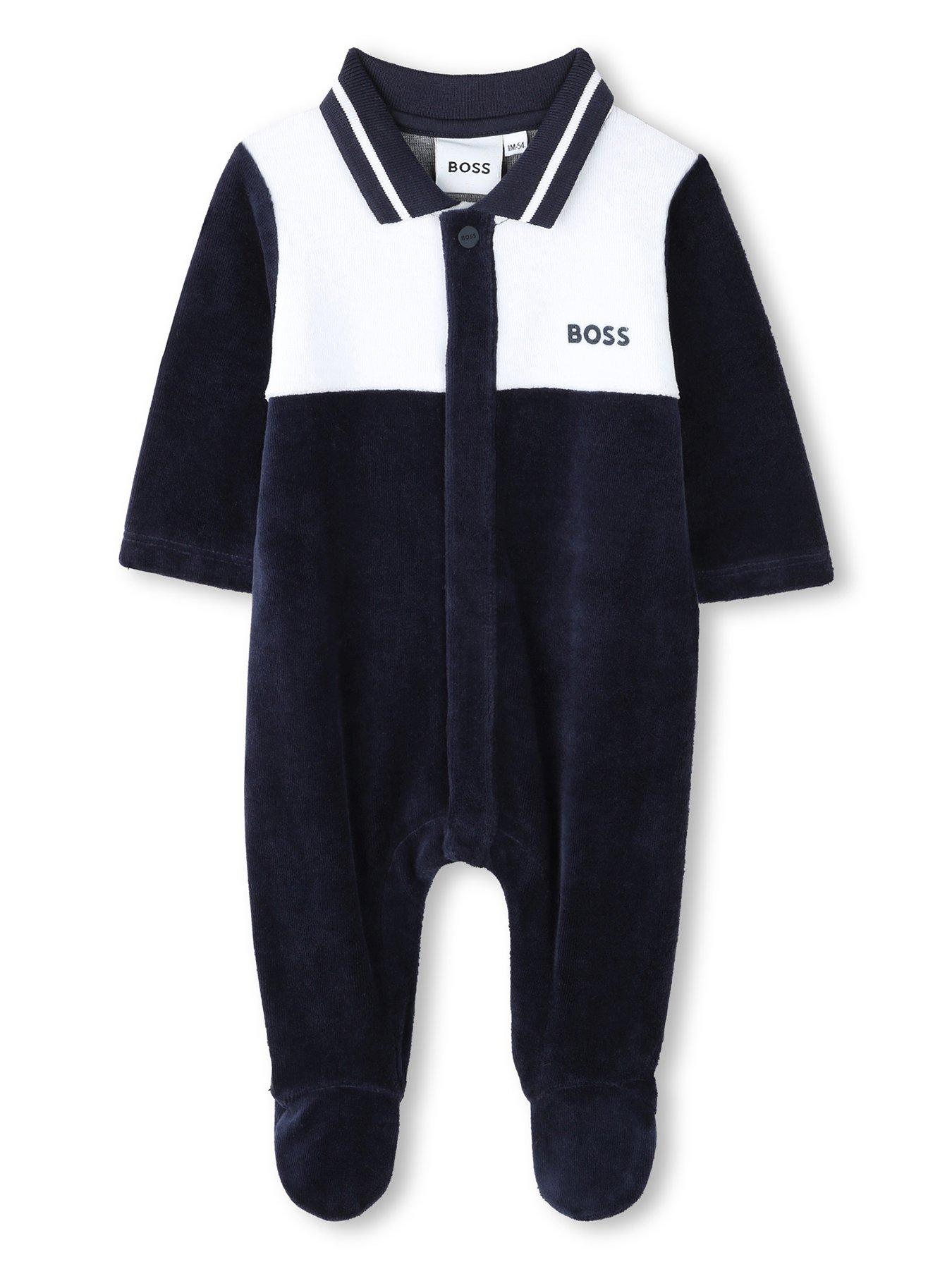 boss-newborn-baby-boys-polo-collar-sleepsuit-navy