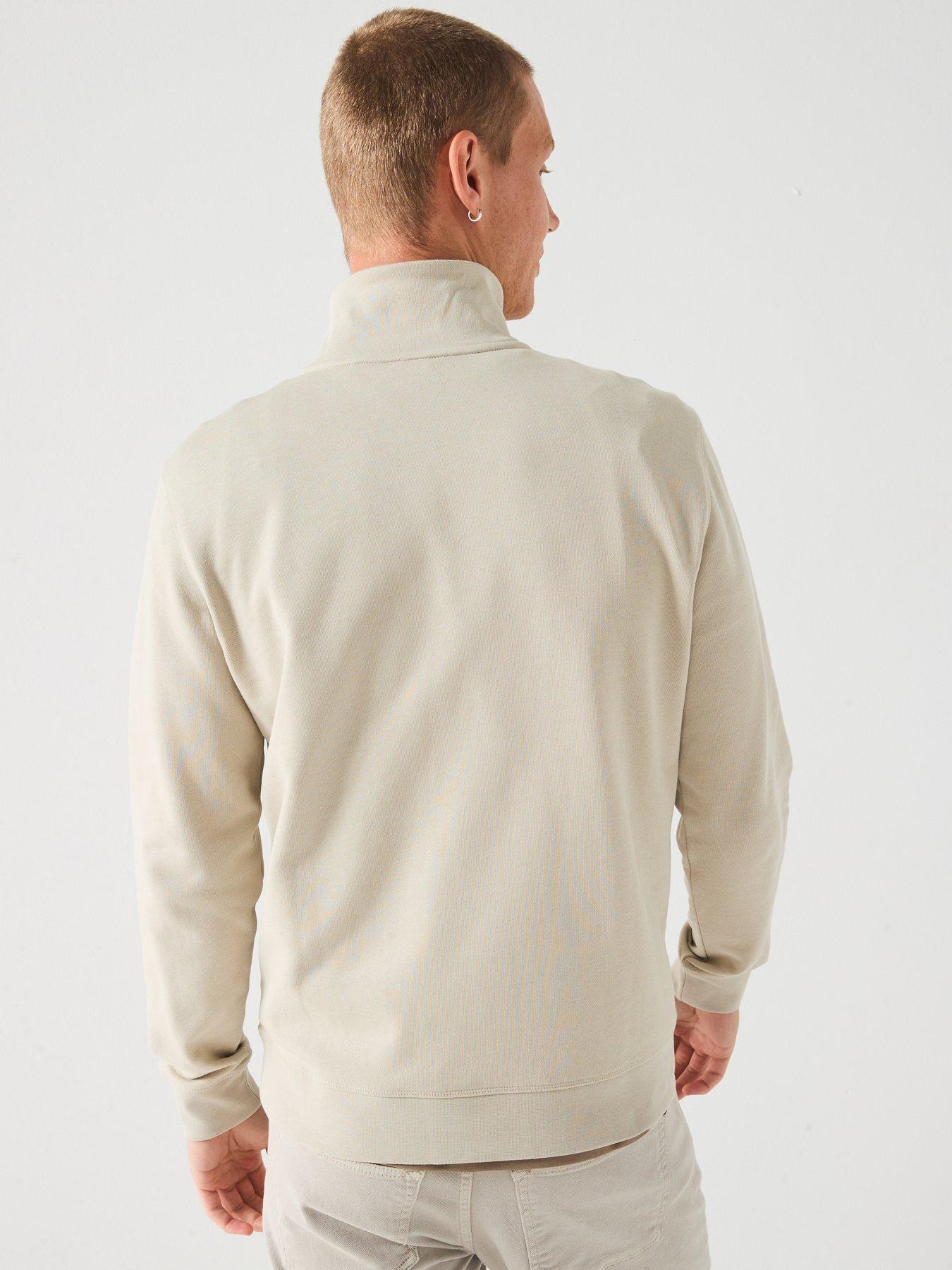 boss-zetrust-14-zip-sweat-light-beigestillFront