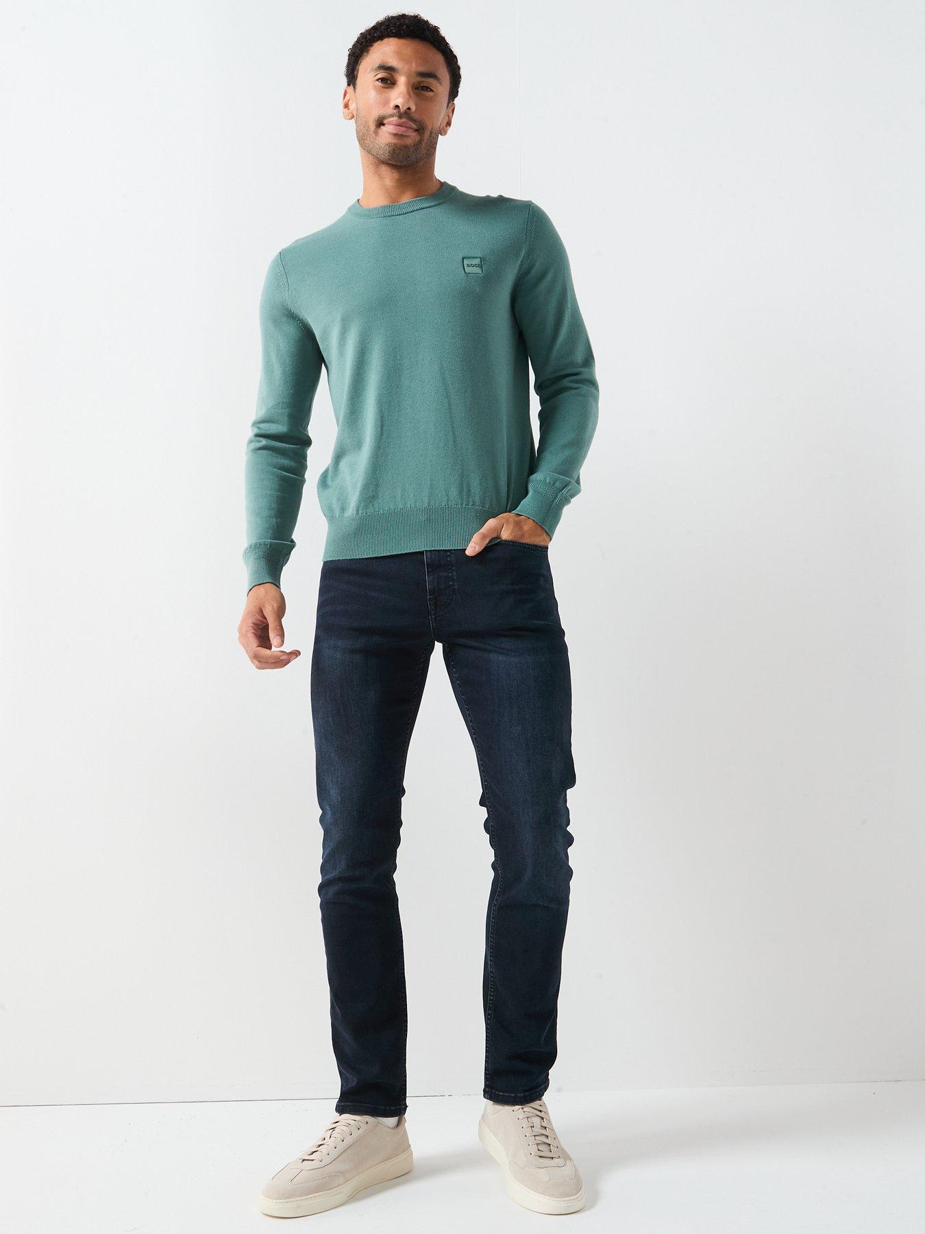 boss-kanovano_s-knitted-jumper-greenback