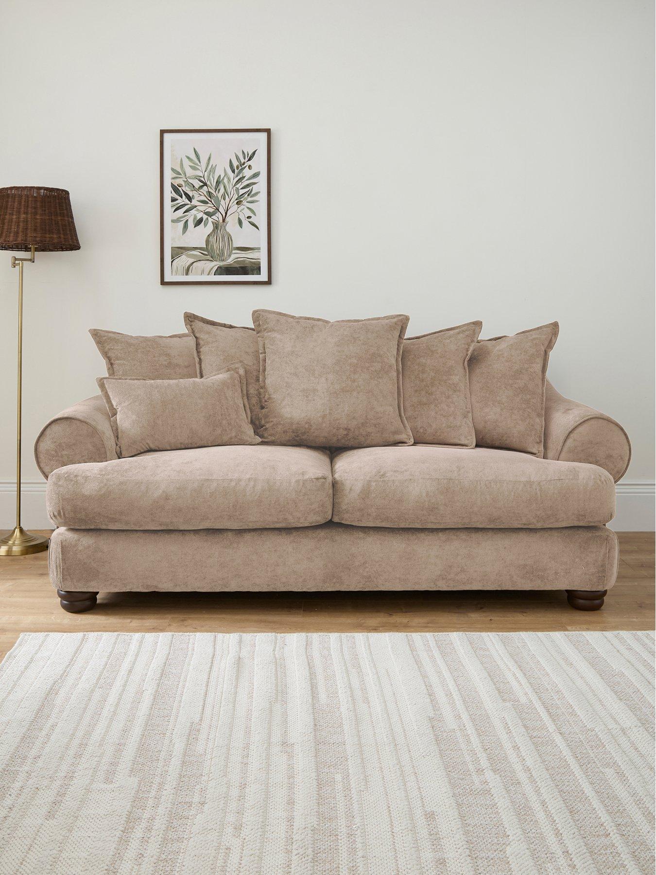 Very Home Amersham 3 Seater Fabric Sofa - Made to Order in the UK