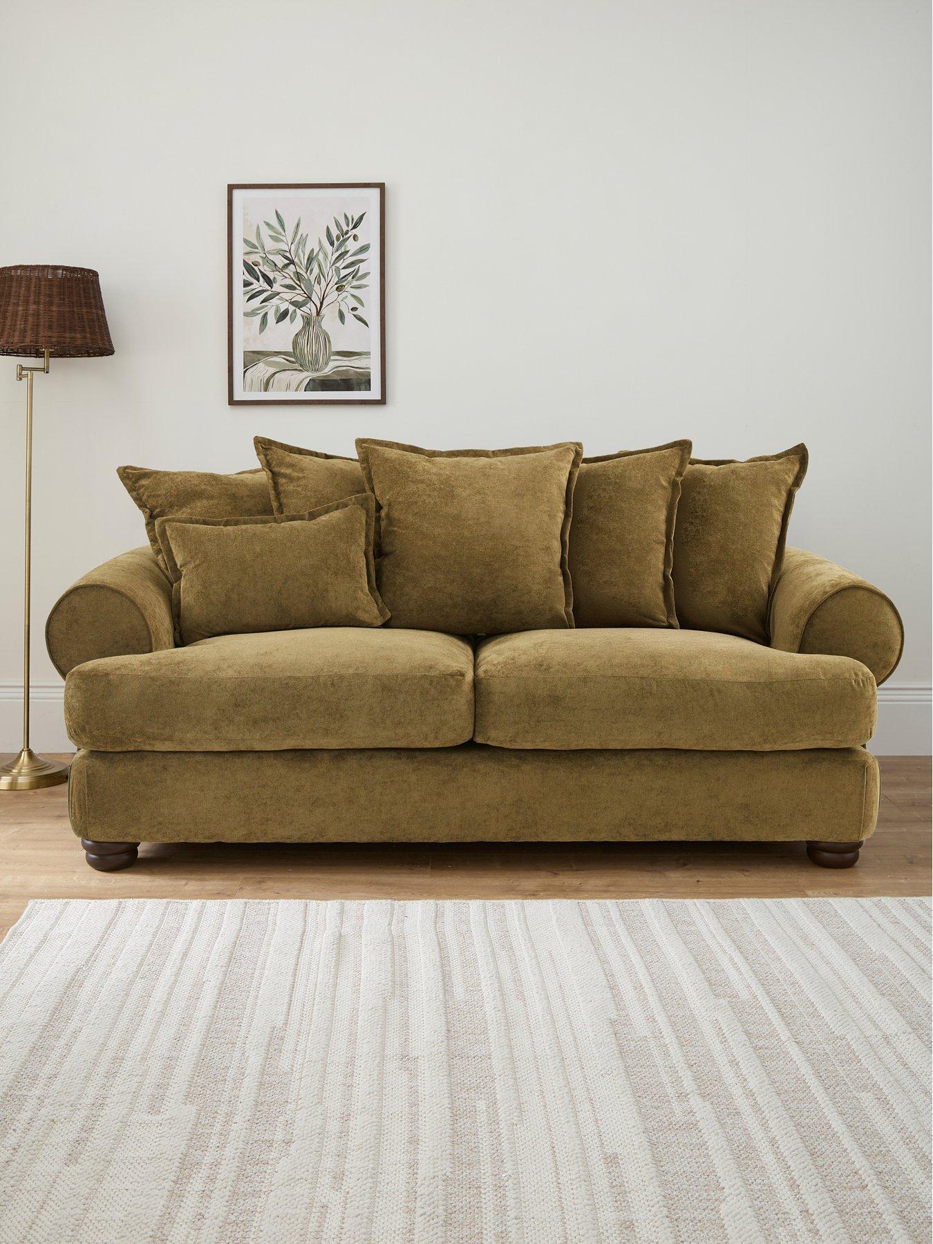 Image 1 of 7 of The Very Collection Amersham 3 Seater Fabric Sofa&nbsp;- Made to Order in the UK