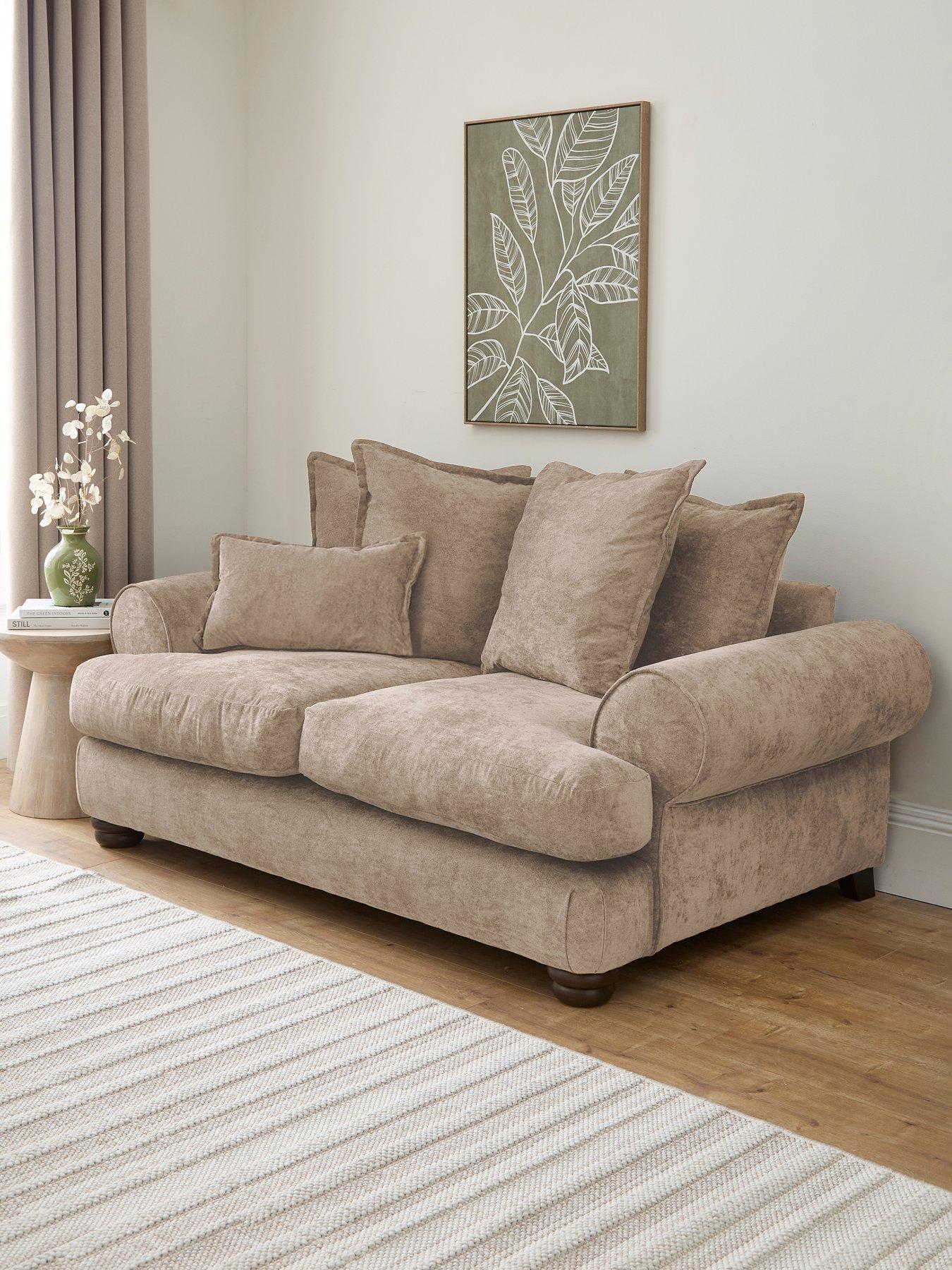 Very Home Amersham 2 Seater Fabric Scatter Back Sofa - Made to Order in the UK