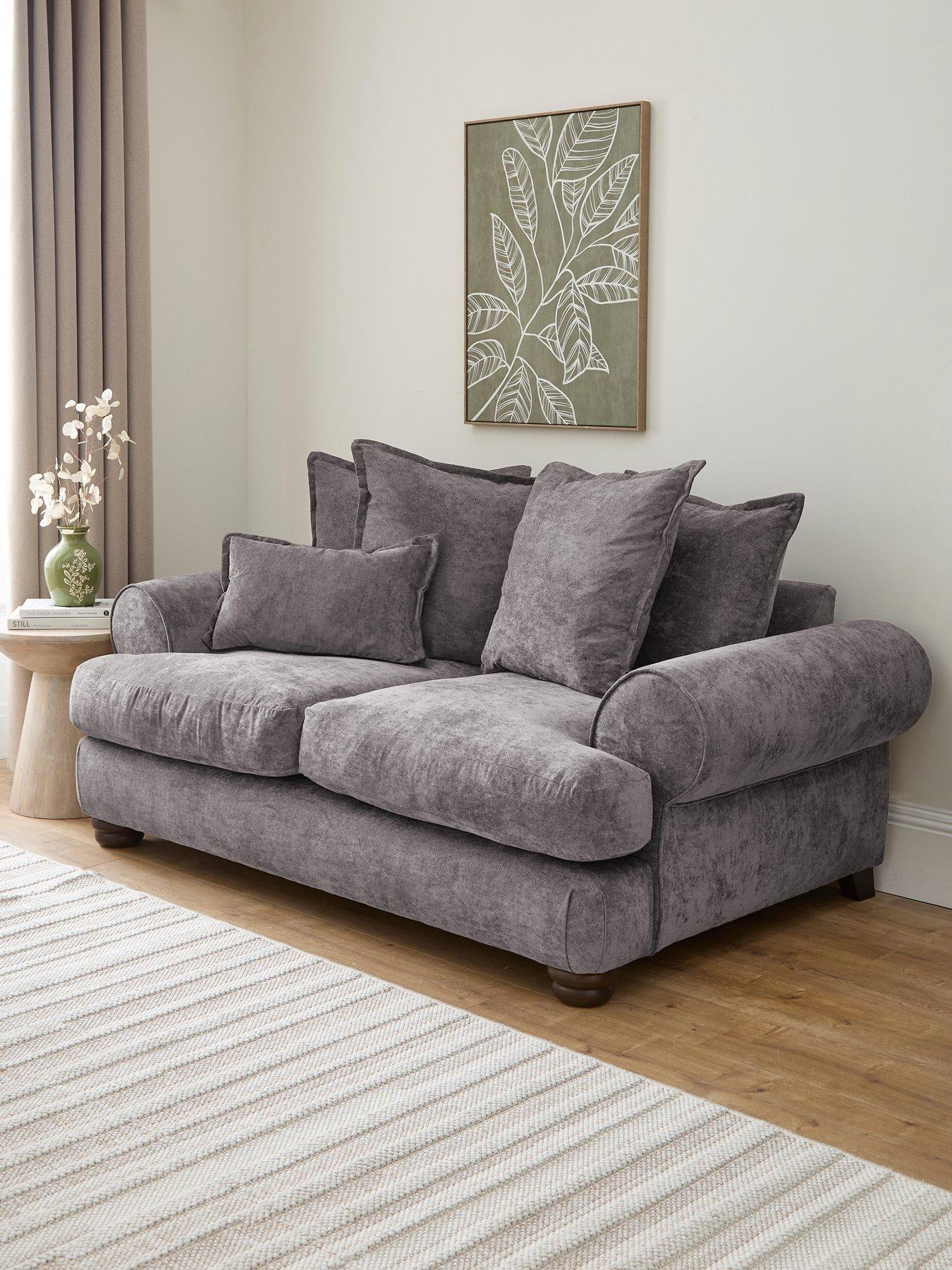 Very Home Amersham 2 Seater Fabric Scatter Back Sofa - Made to Order in the UK