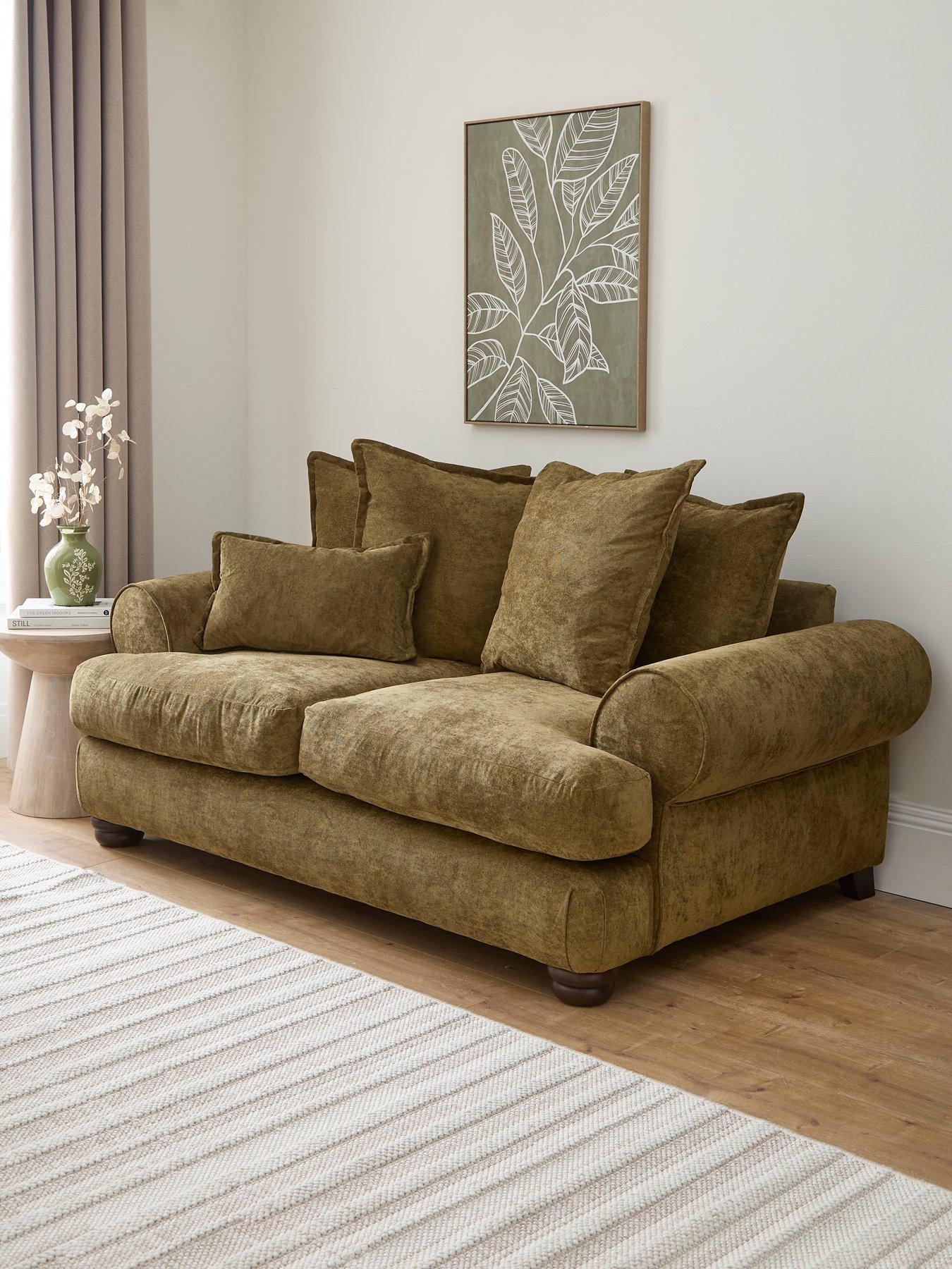 Image 1 of 7 of The Very Collection Amersham 2 Seater Fabric Scatter Back&nbsp;Sofa&nbsp;- Made to Order in the UK