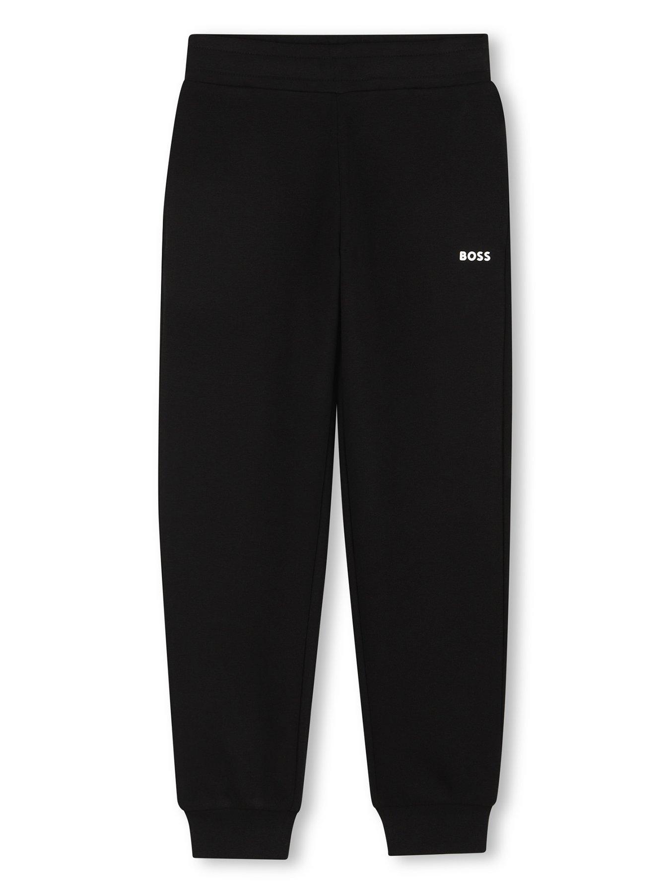 boss-boys-logo-jogging-bottoms-black