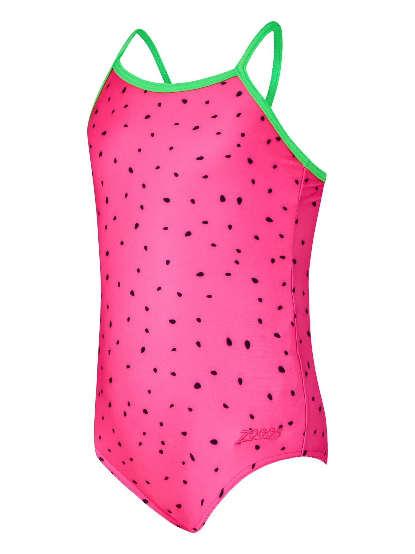 Zoggs Kids Girls Watermelon Swimsuit - Pink