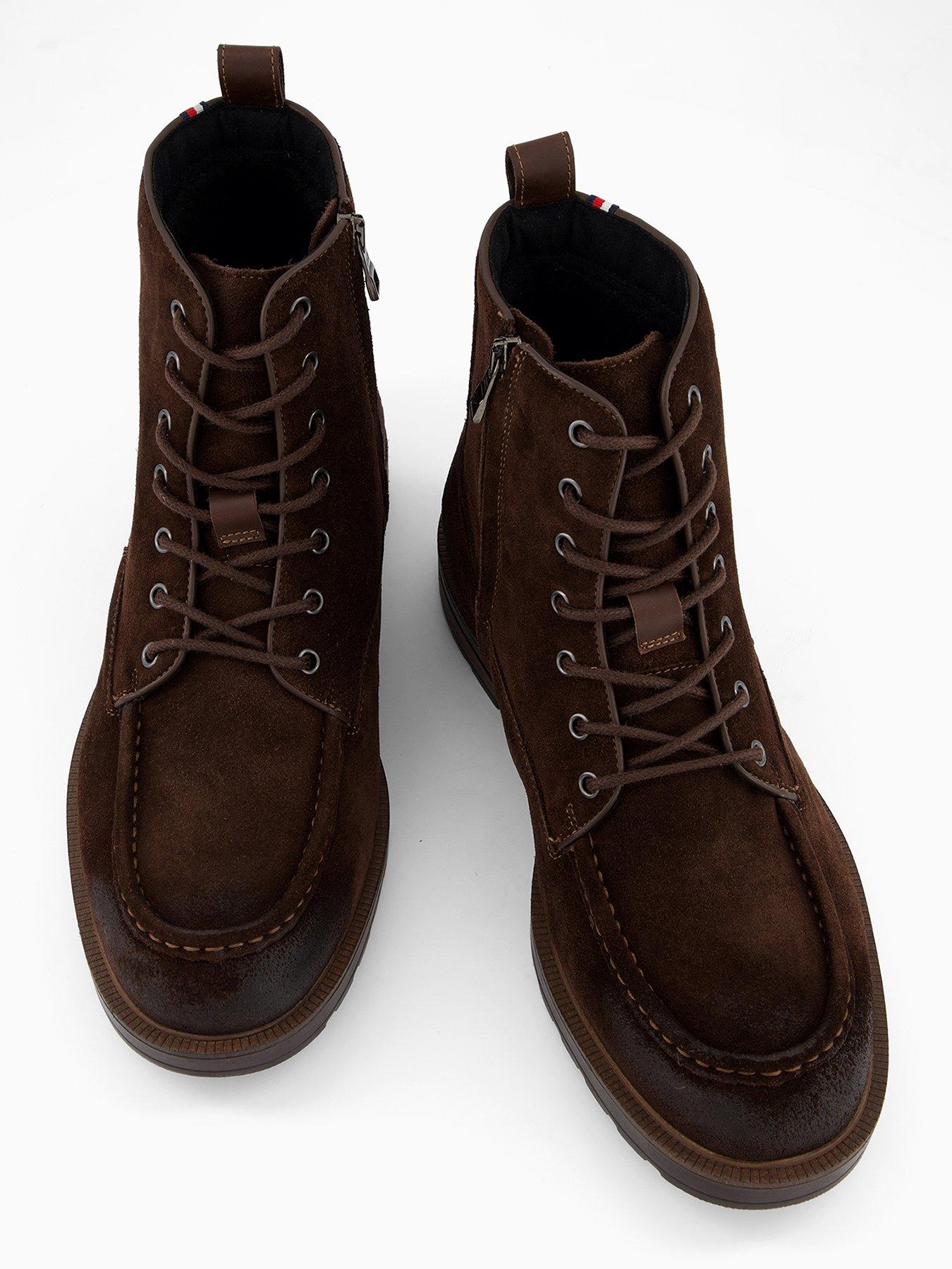 tommy-hilfiger-cleated-suede-side-zip-lace-up-boots-brownoutfit