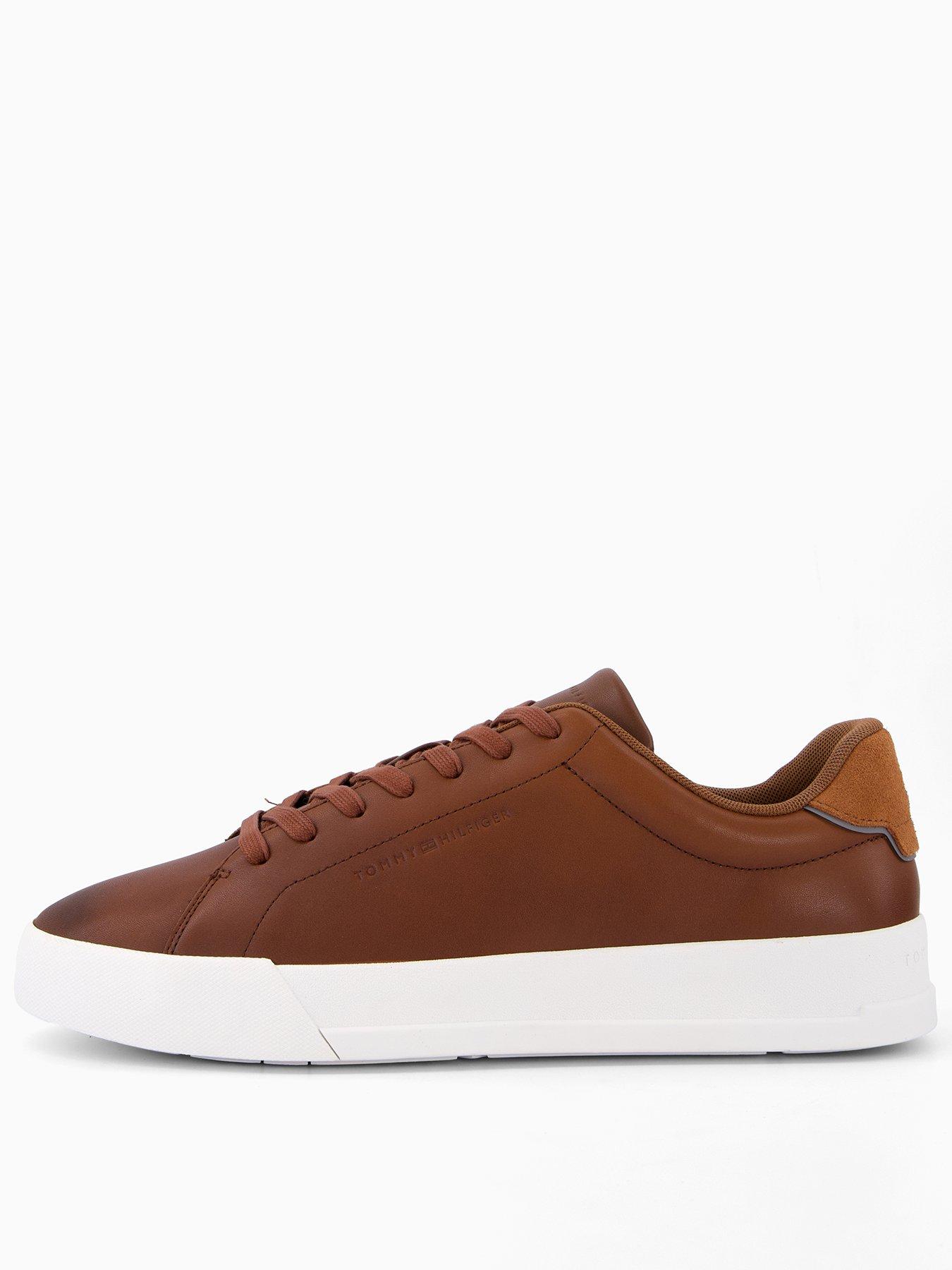 Tommy Hilfiger Th Court Core Cognac Trainers - Brown