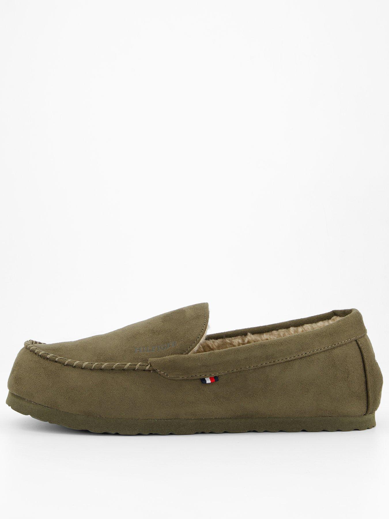 tommy-hilfiger-driver-suede-slippers-greenfront