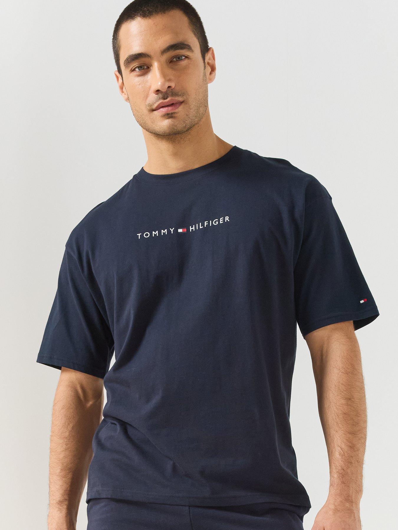 Image 4 of 5 of Tommy Hilfiger Original Loungewear T-Shirt - Navy