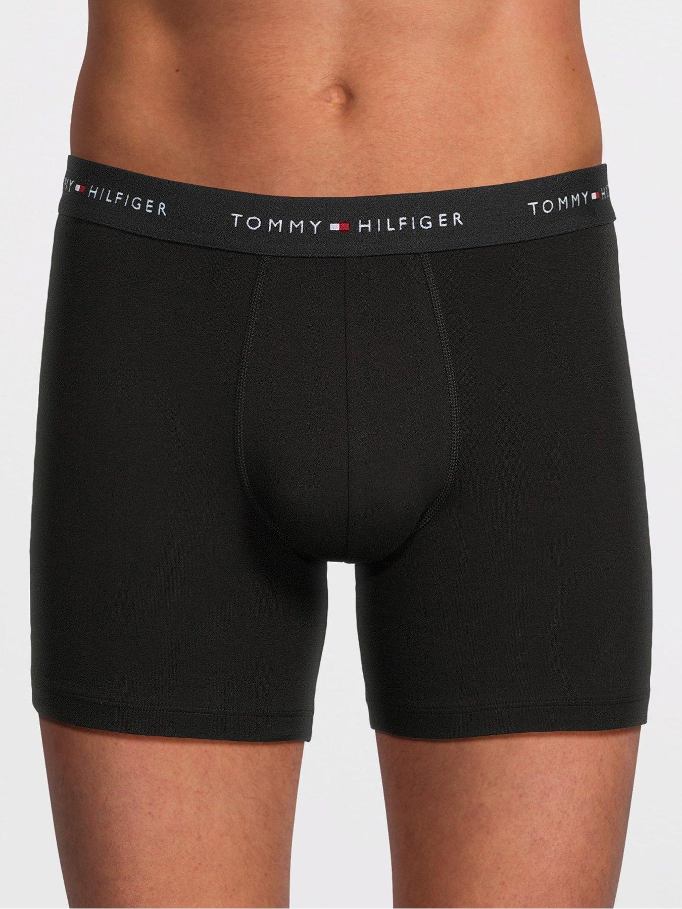 tommy-hilfiger-3-pack-signature-cotton-boxer-briefs-blackstillFront