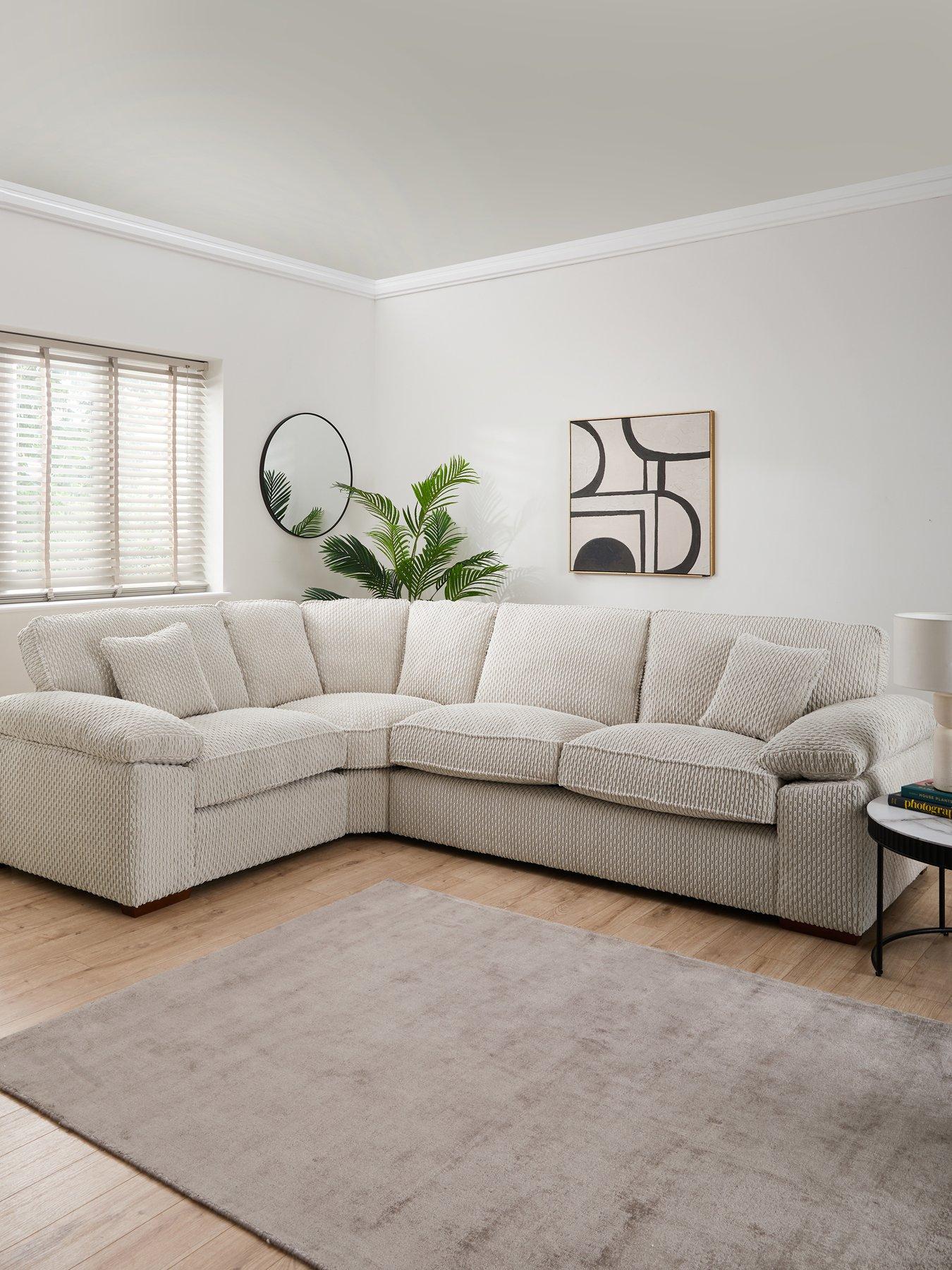 The Very Collection Clayton Left Hand Corner Fabric Sofa - Made to Order in the UK