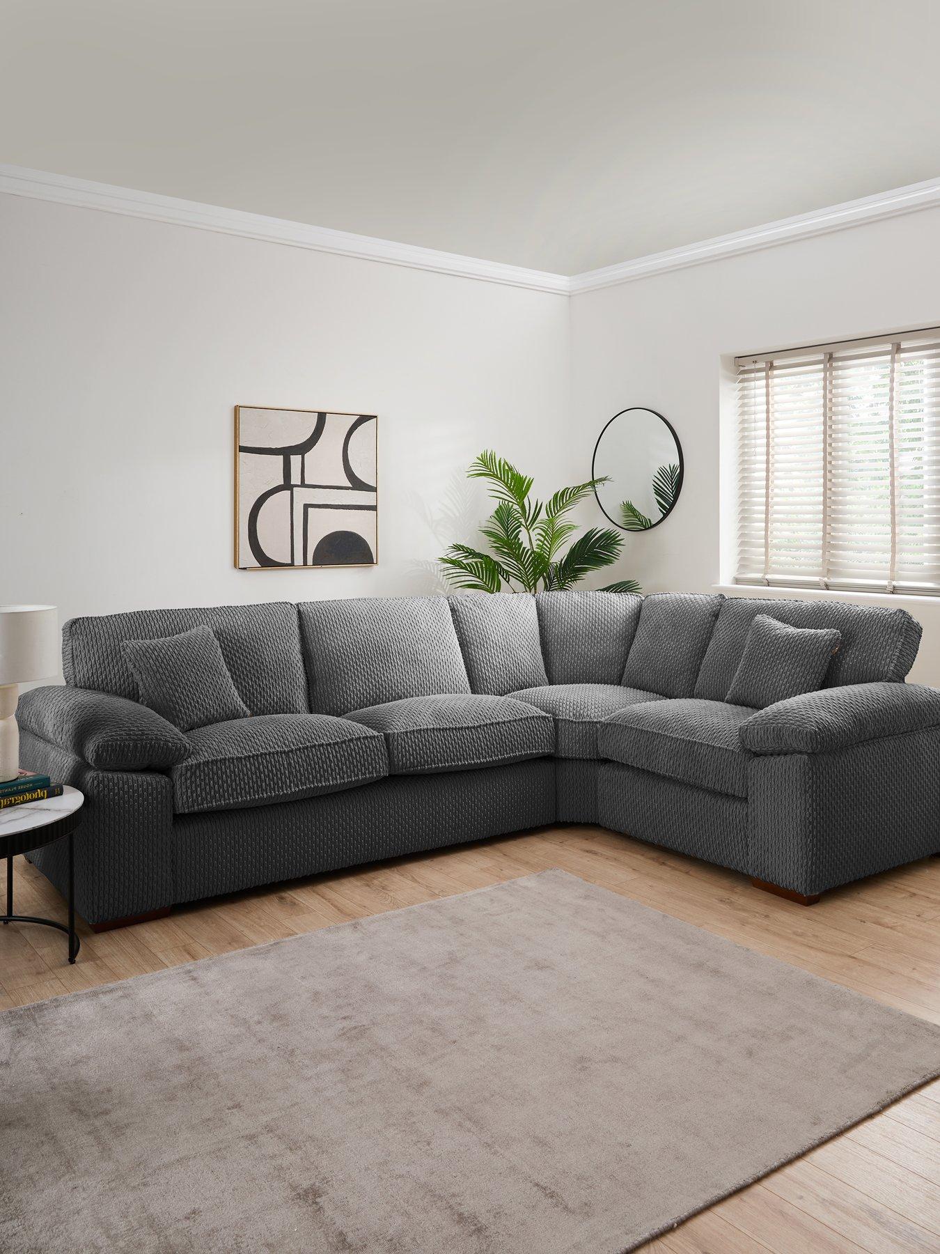 The Very Collection Clayton Right Hand Corner Fabric Sofa - Made to Order in the UK