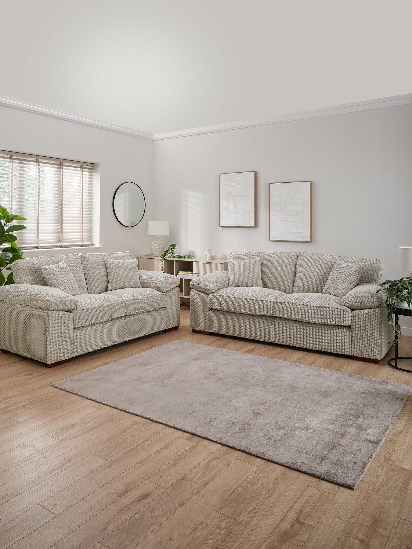 The Very Collection Clayton 3 + 2 Seater Fabric Sofa Set (Buy  &  SAVE!) - Made to Order in the UK