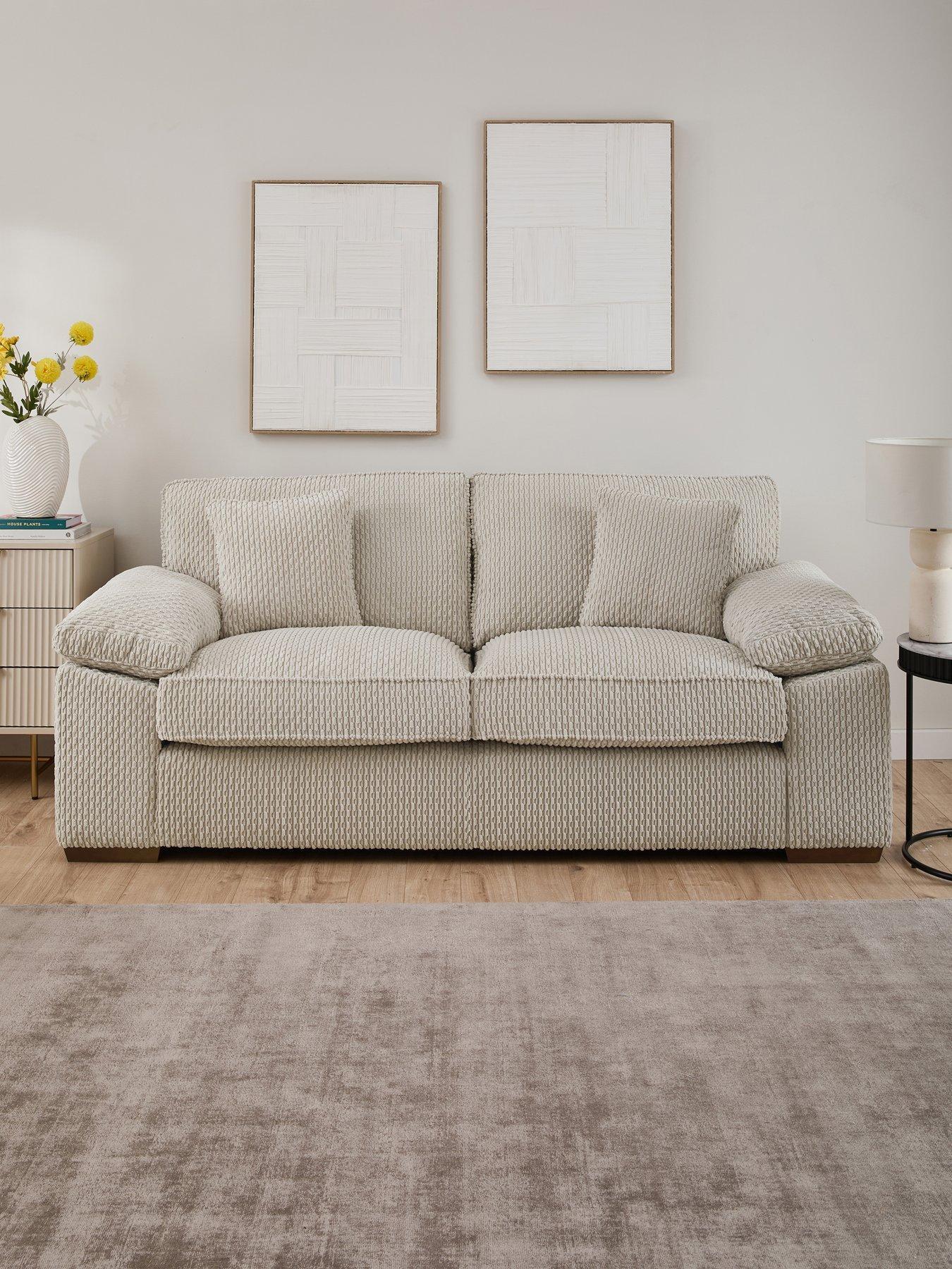 The Very Collection Clayton 3 Seater Fabric Sofa - Made to Order in the UK