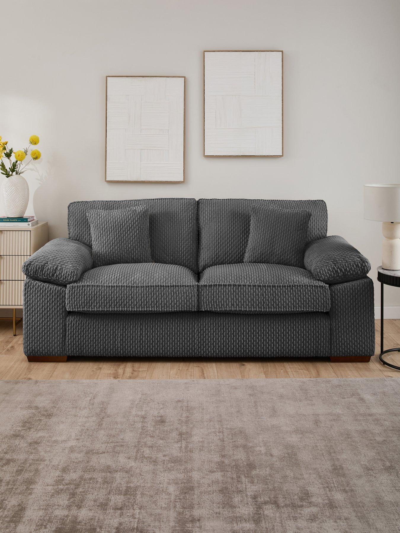 The Very Collection Clayton 3 Seater Fabric Sofa - Made to Order in the UK