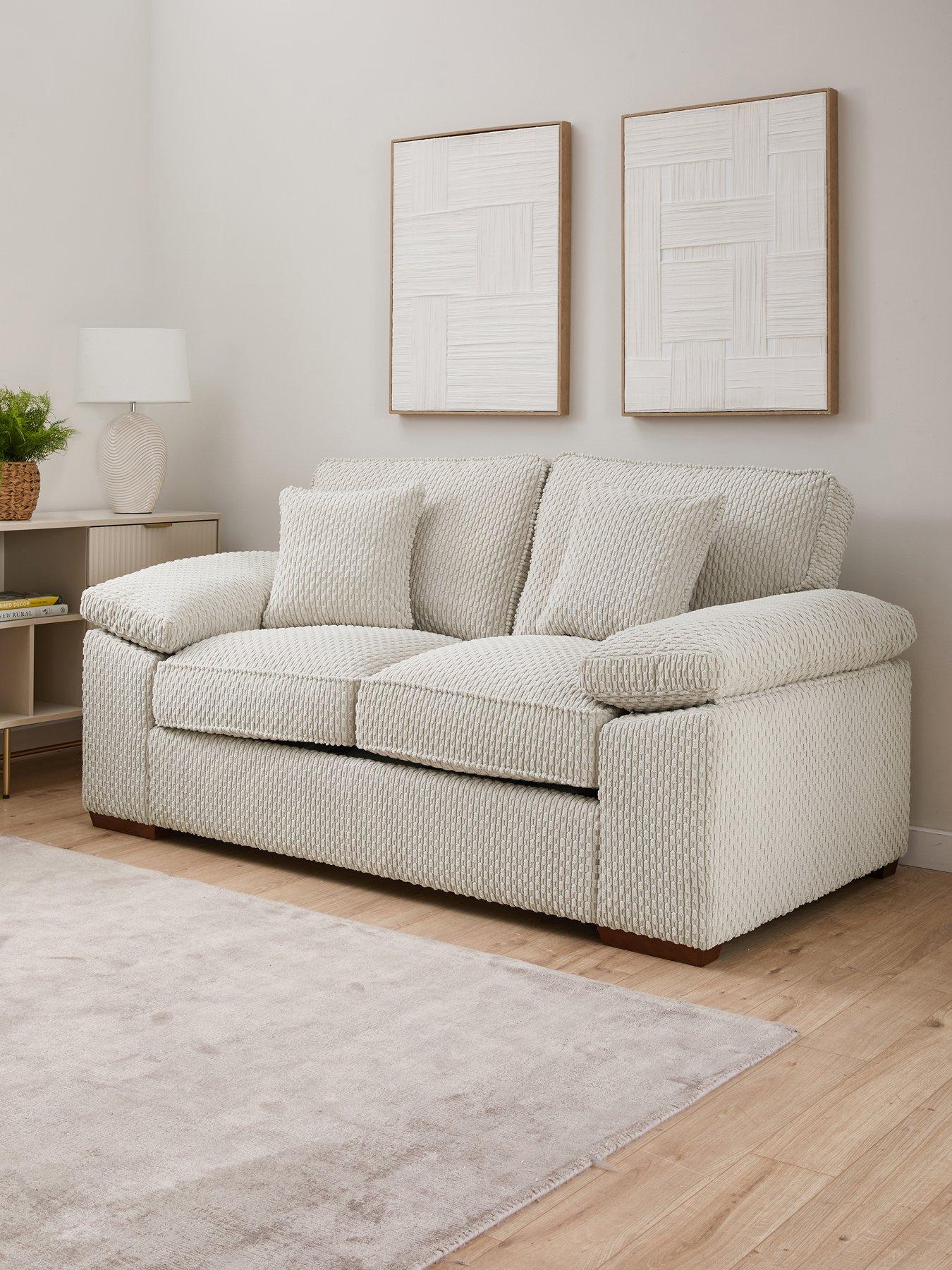 Very Home Clayton 2 Seater Deluxe Fabric Sofa Bed - Made to Order in the UK