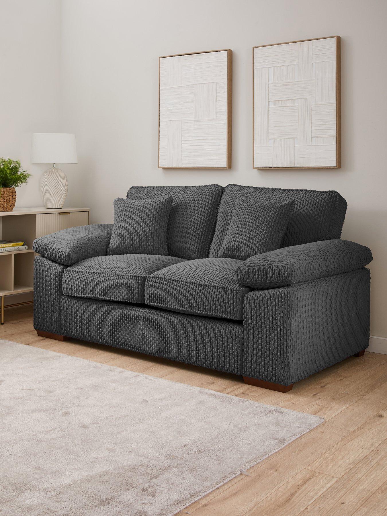 Very Home Clayton 2 Seater Deluxe Fabric Sofa Bed - Made to Order in the UK