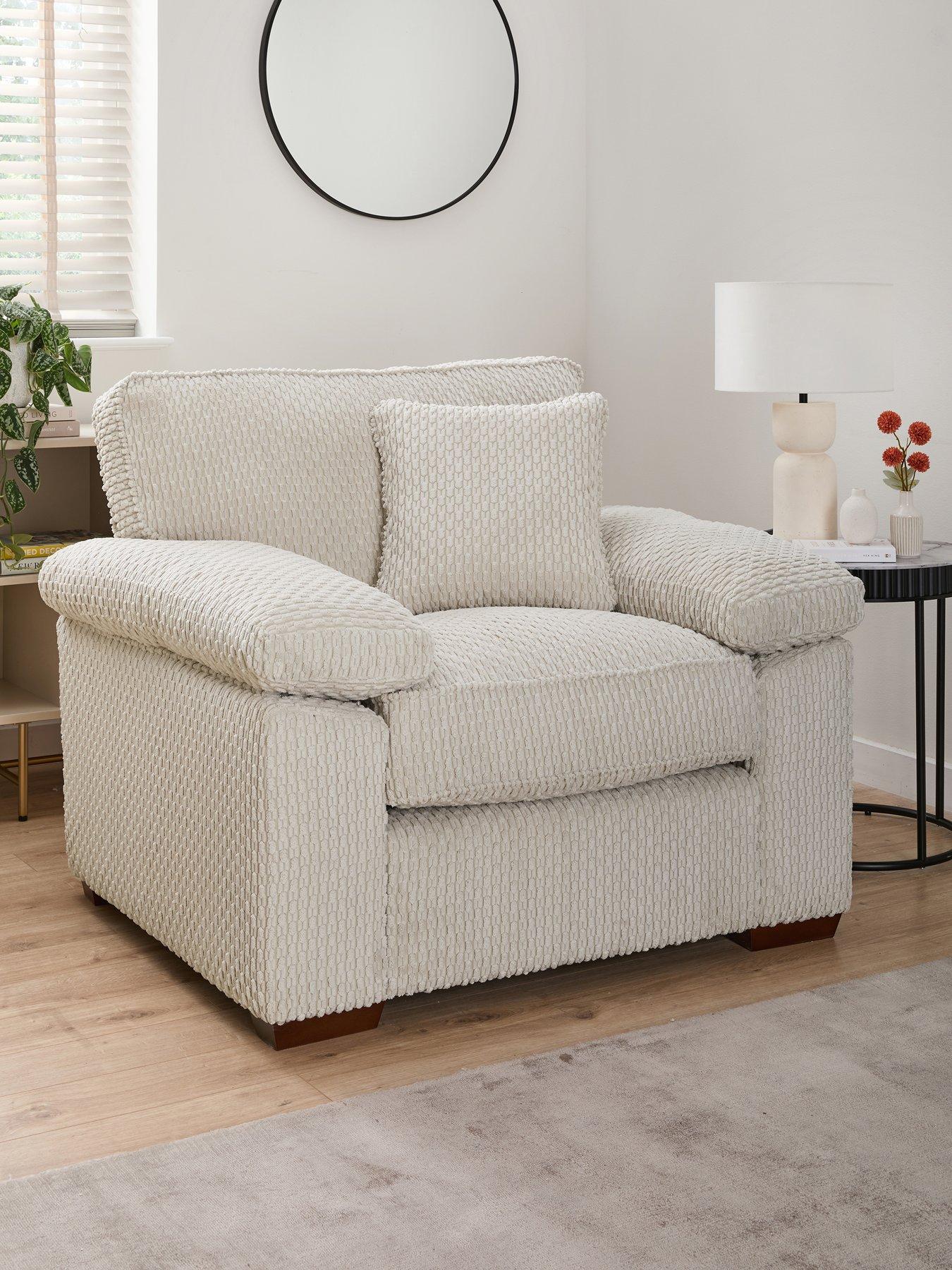 The Very Collection Clayton Fabric Armchair - Made to Order in the UK