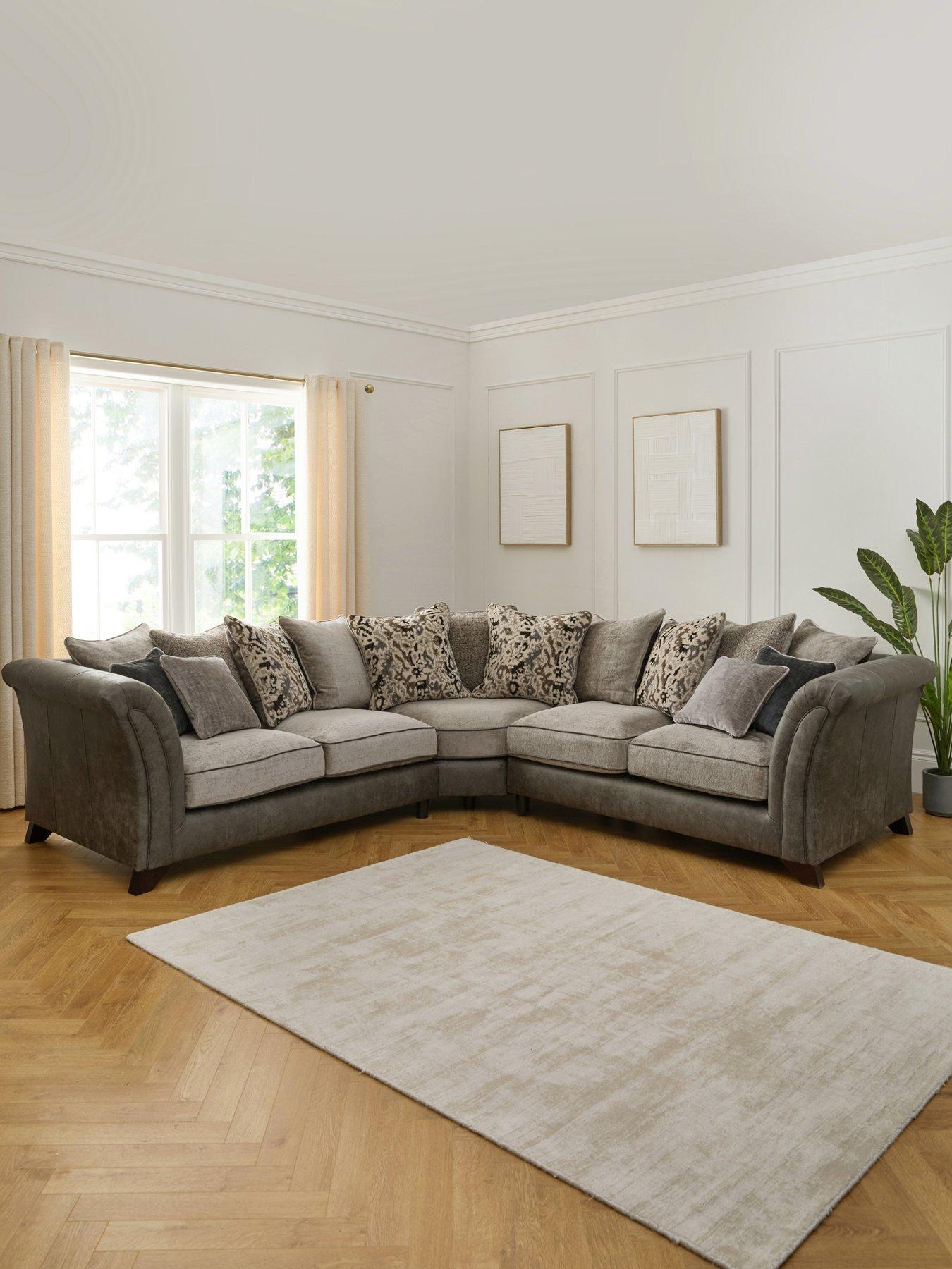 Very Home Regent Scatter Back Fabric Corner Group Sofa - Made to Order in the UK