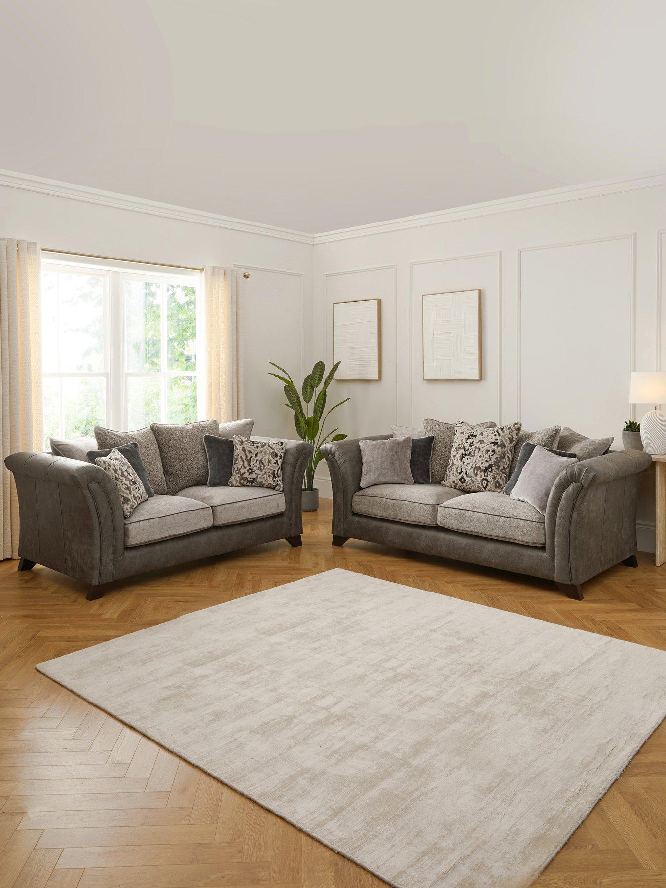 The Very Collection Regent Scatter 3 + 2 Seater Fabric Sofa Set (Buy  &  SAVE!) - Made to Order in the UK