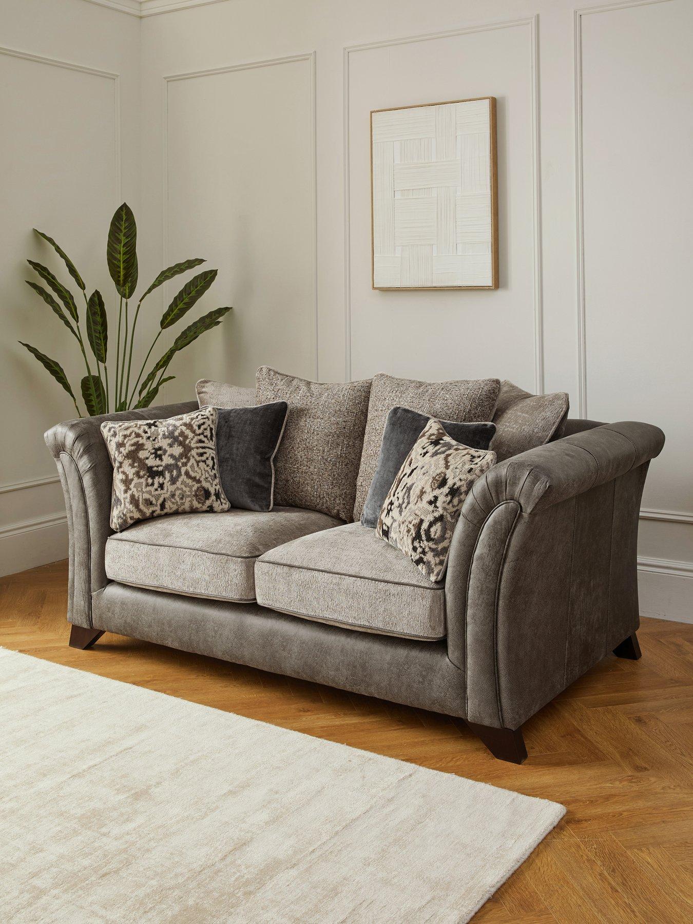 The Very Collection Regent Scatter 2 Seater Fabric Sofa - Made to Order in the UK