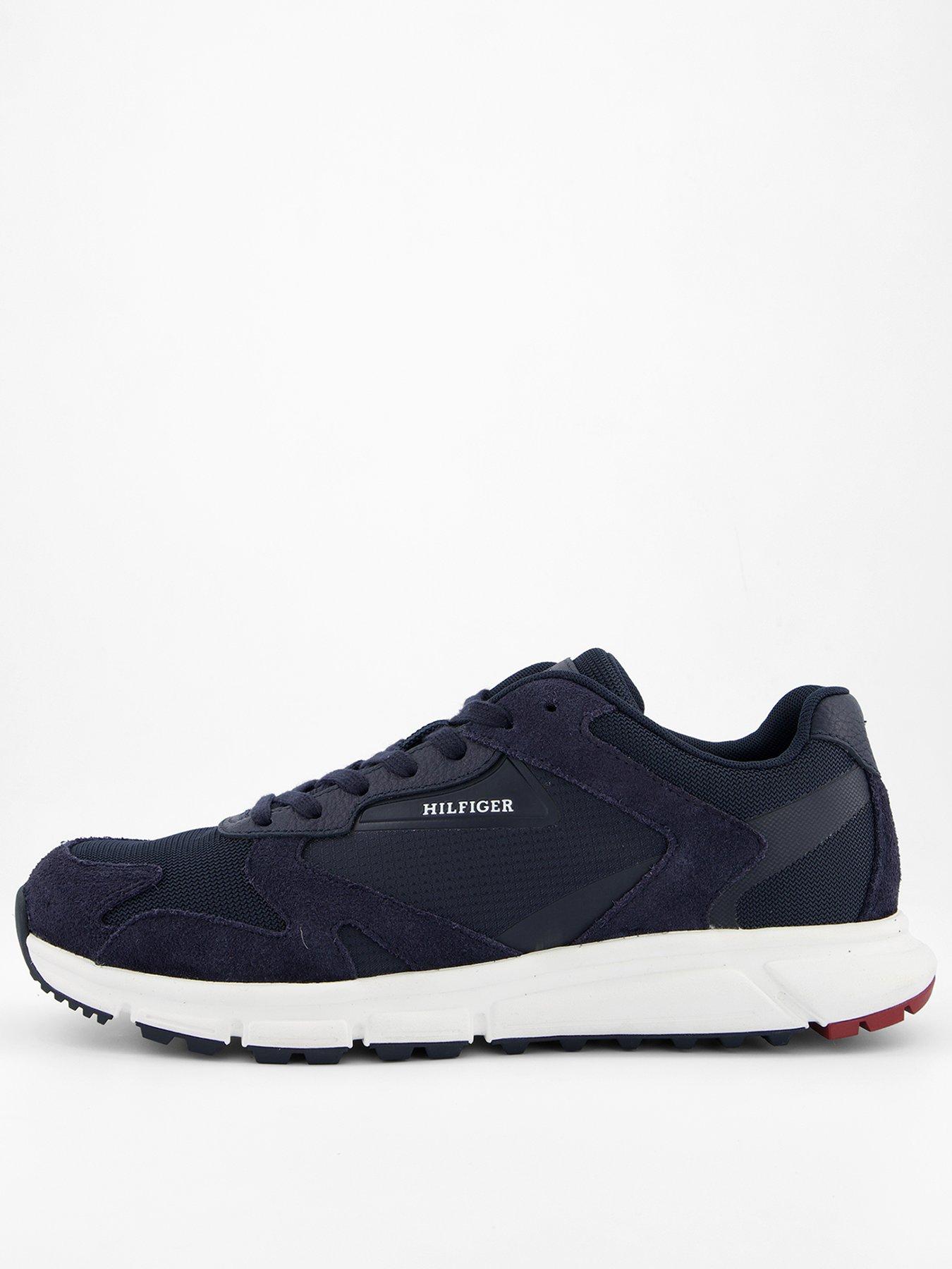 Tommy Hilfiger Outdoor Runner Mix Trainers - Navy