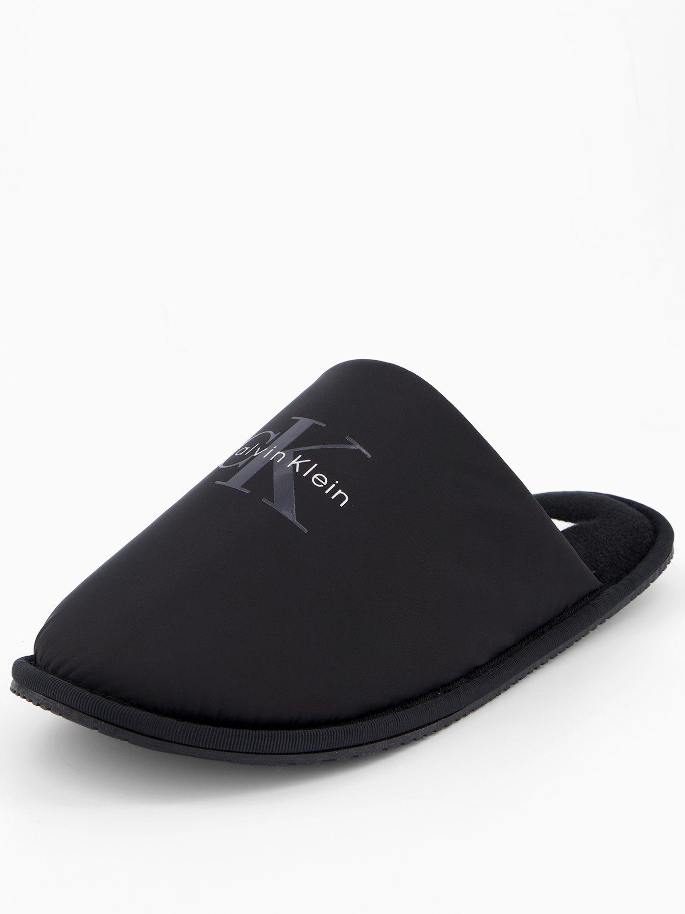 calvin-klein-hotel-slipper-monologo-slippers-blackfront