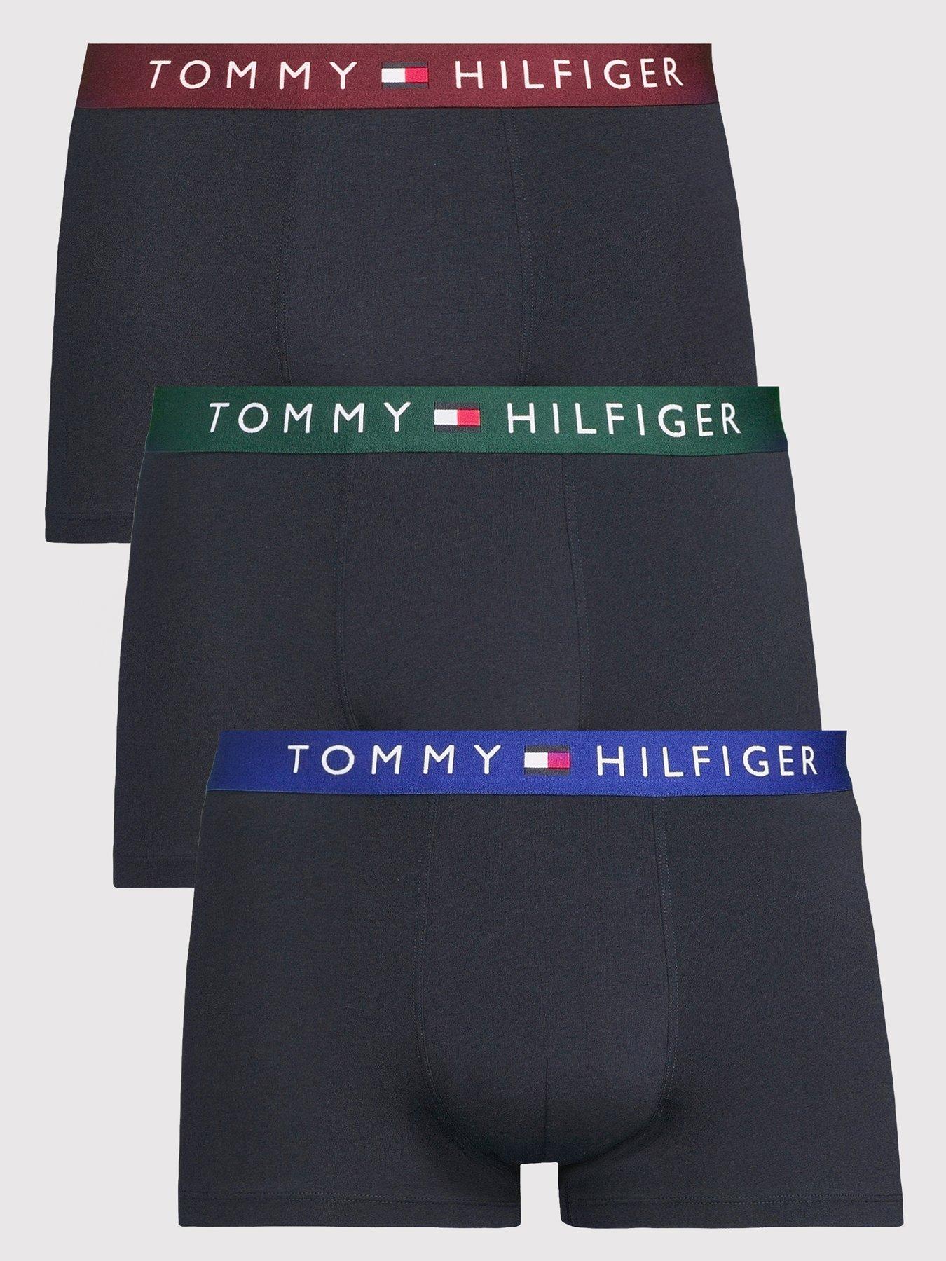 tommy-hilfiger-3-pack-signature-cotton-trunks-black