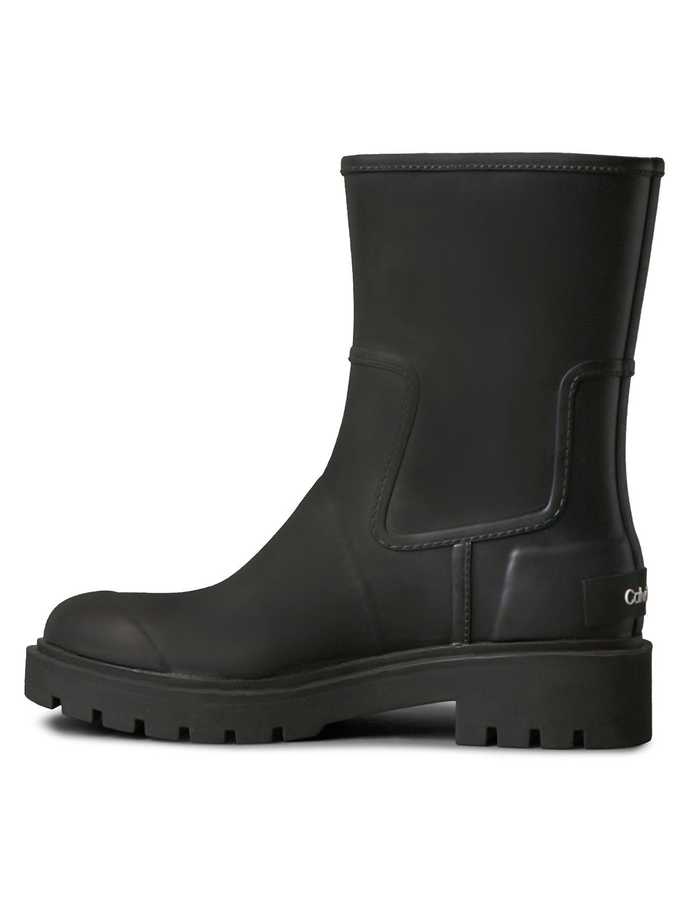 Calvin Klein Rubber Mid-High Rainboot - Black