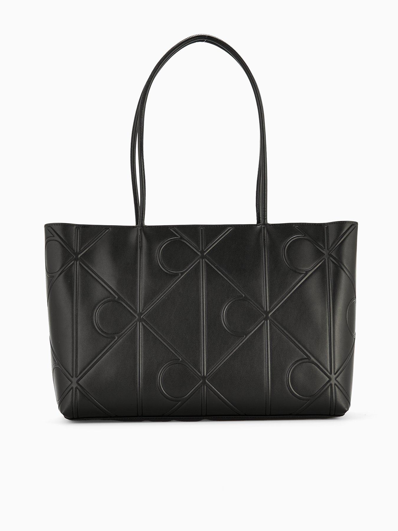 calvin-klein-embroidered-leather-tote-bag-black