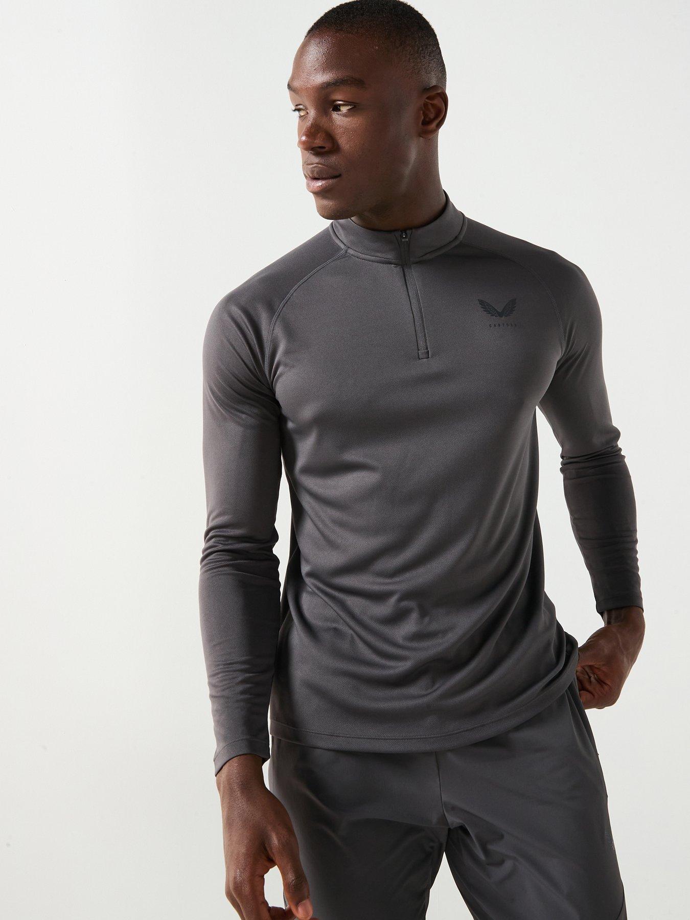 castore-mens-training-adapt-14-zip-long-sleeve-top-grey