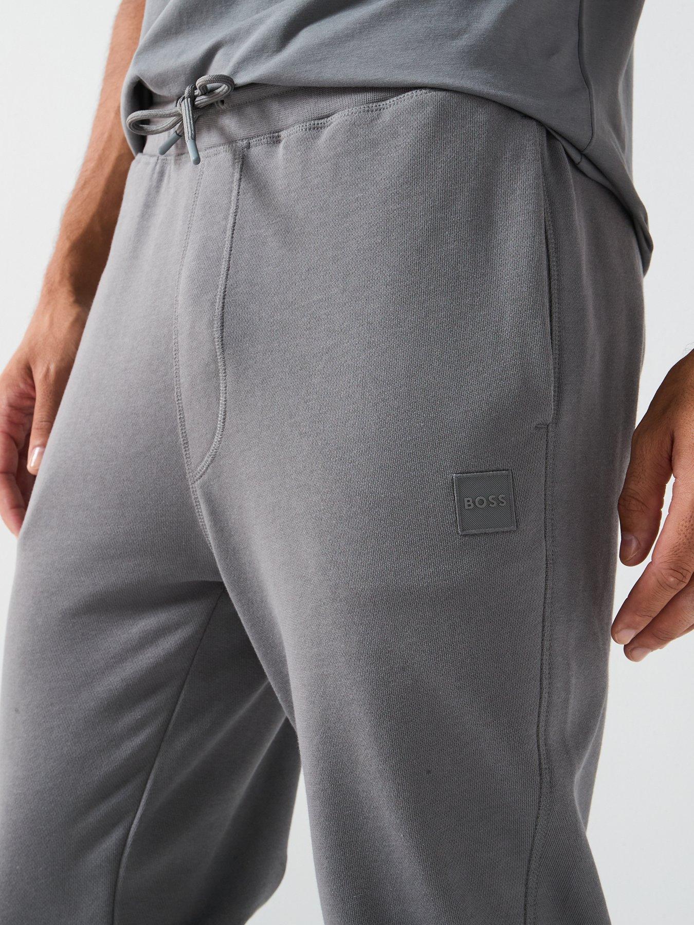 Image 4 of 6 of BOSS Sestart Regular Fit Cuff Joggers - Light Grey