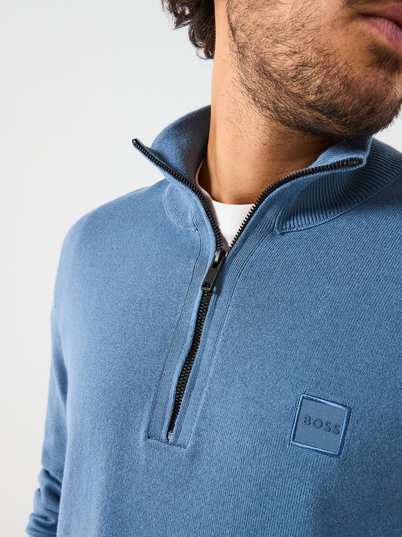 boss-kanobix-s-regular-fit-14-zip-knitted-jumper-blueoutfit