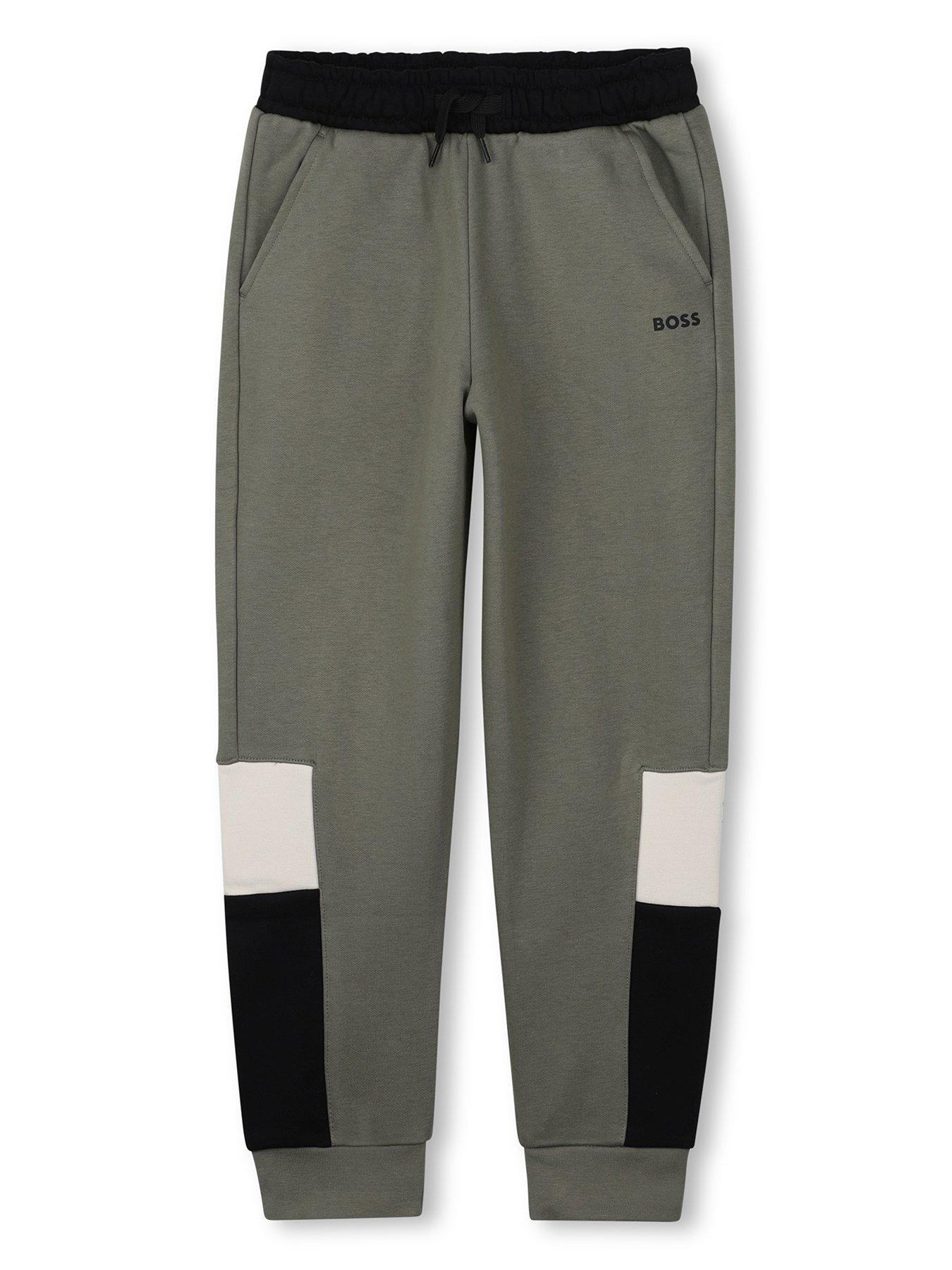 boss-boys-colour-block-jogging-bottoms-khaki