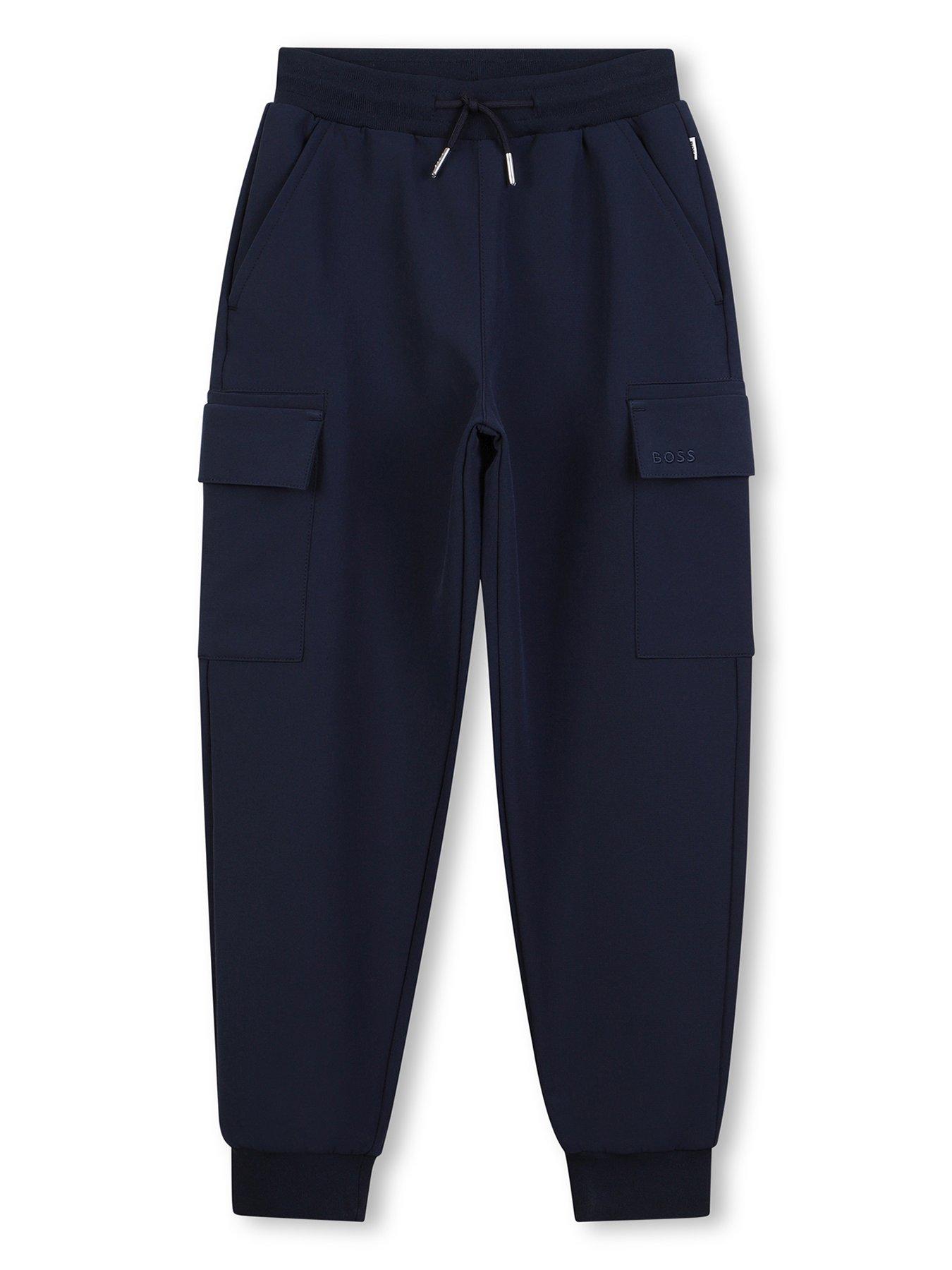 boss-boys-cargo-jogging-bottoms-navy