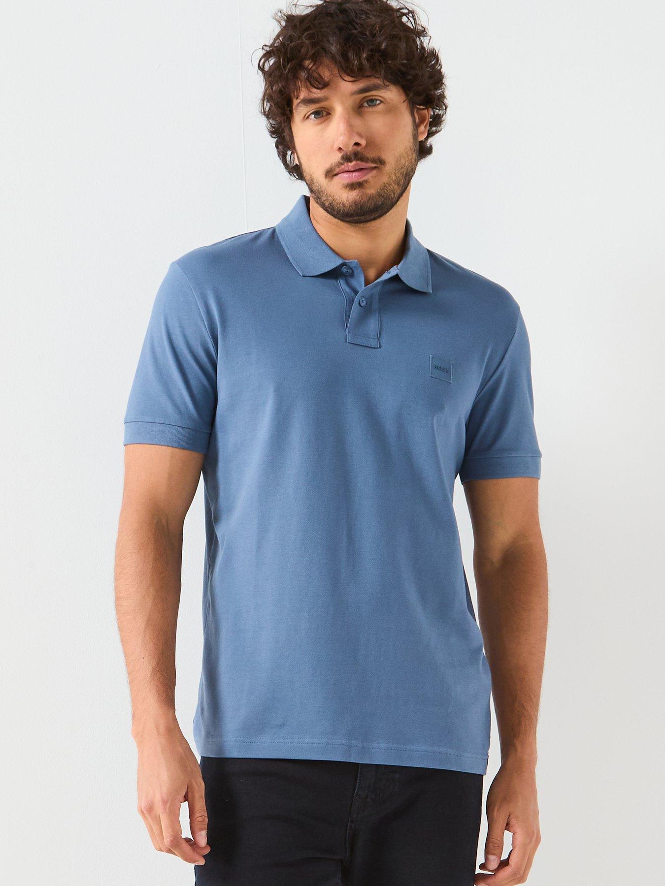 BOSS Passenger Slim Fit Polo Shirt - Blue