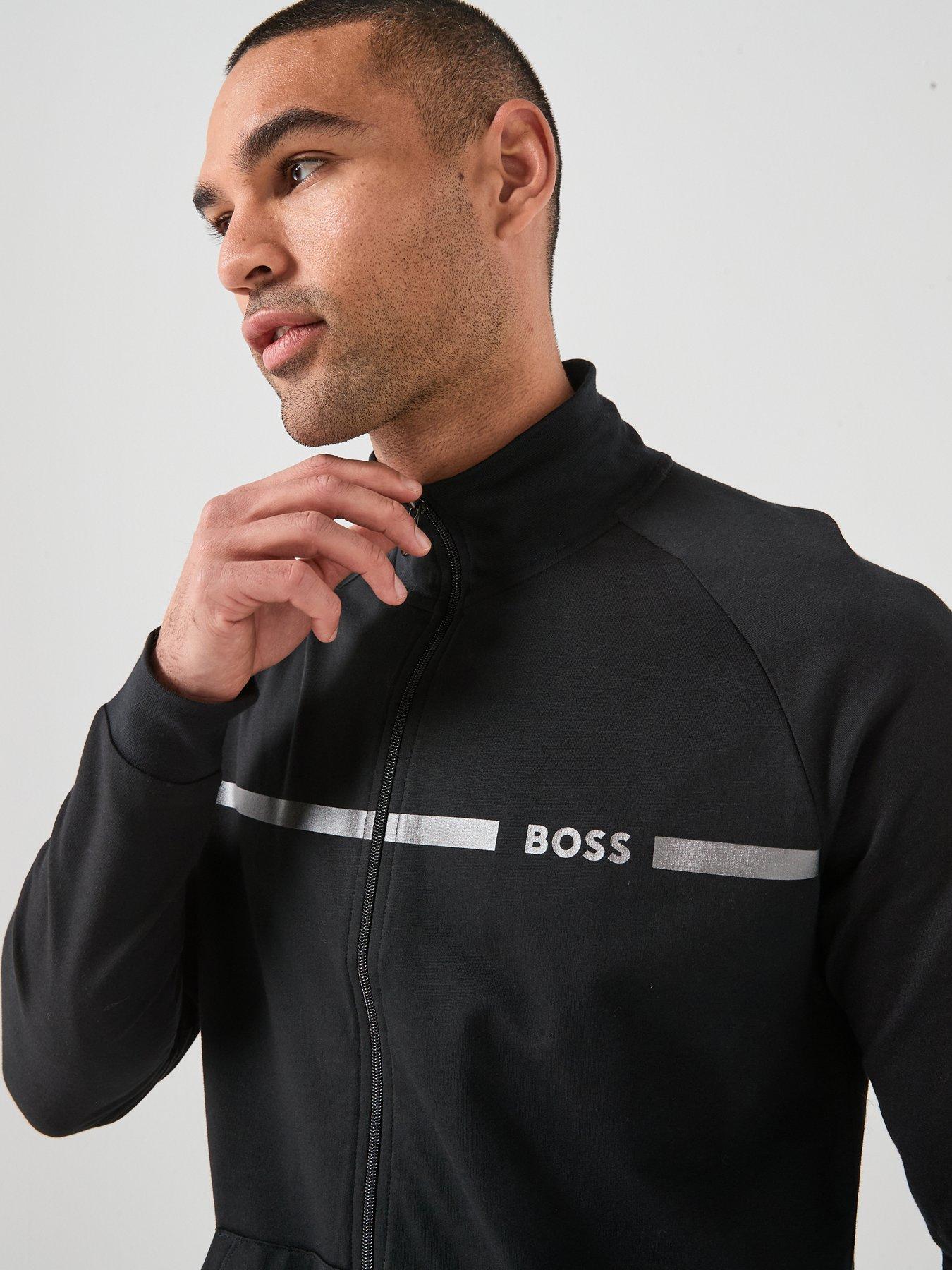 Image 5 of 5 of BOSS Bodywear Authentic Track Top - Black