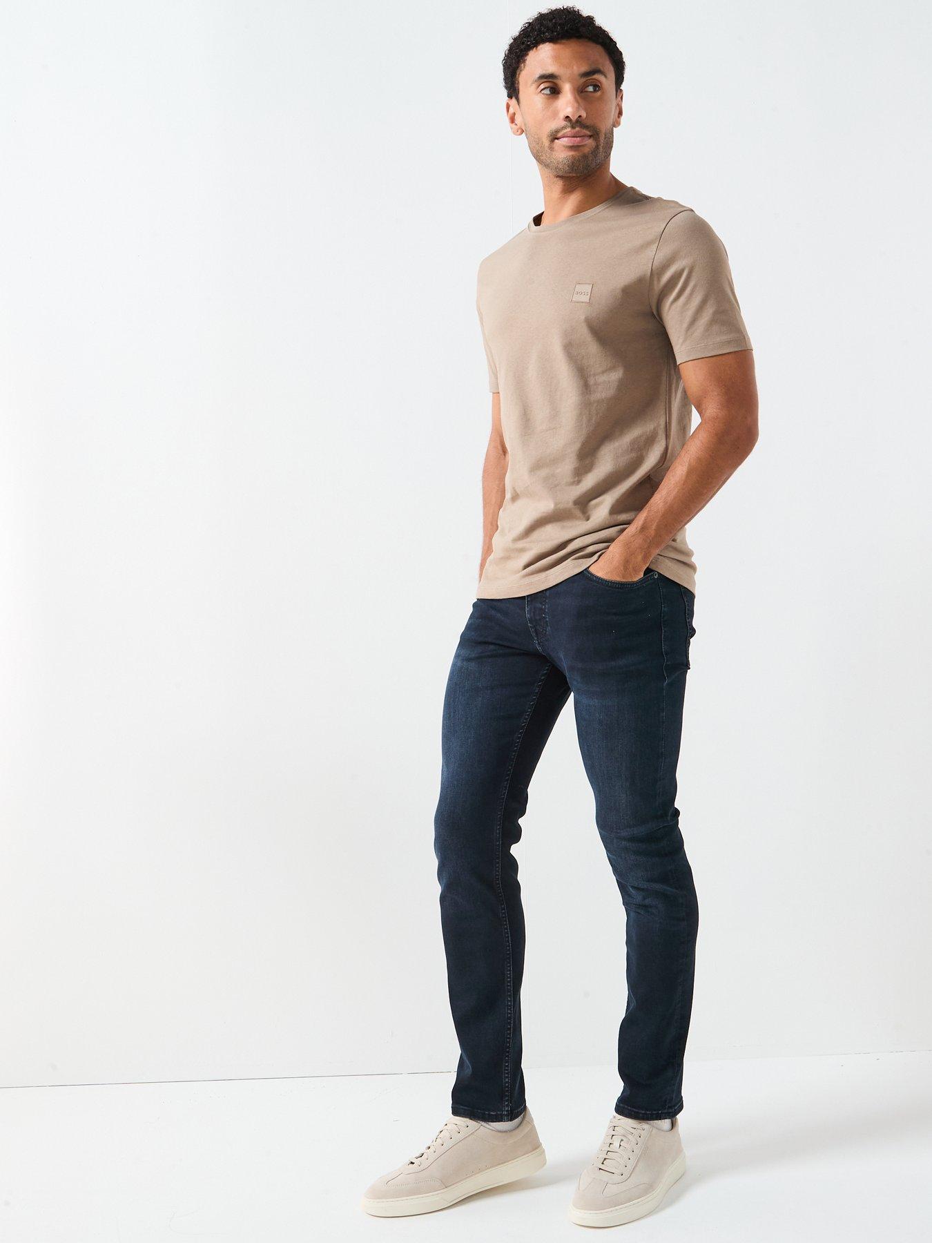 Image 3 of 5 of BOSS Delaware Soft Motion Slim Fit Jeans - Black