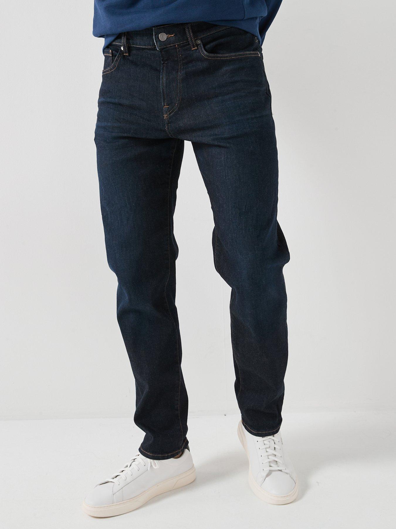 Image 1 of 5 of BOSS Maine Soft Motion Regular Fit Jeans - Indigo