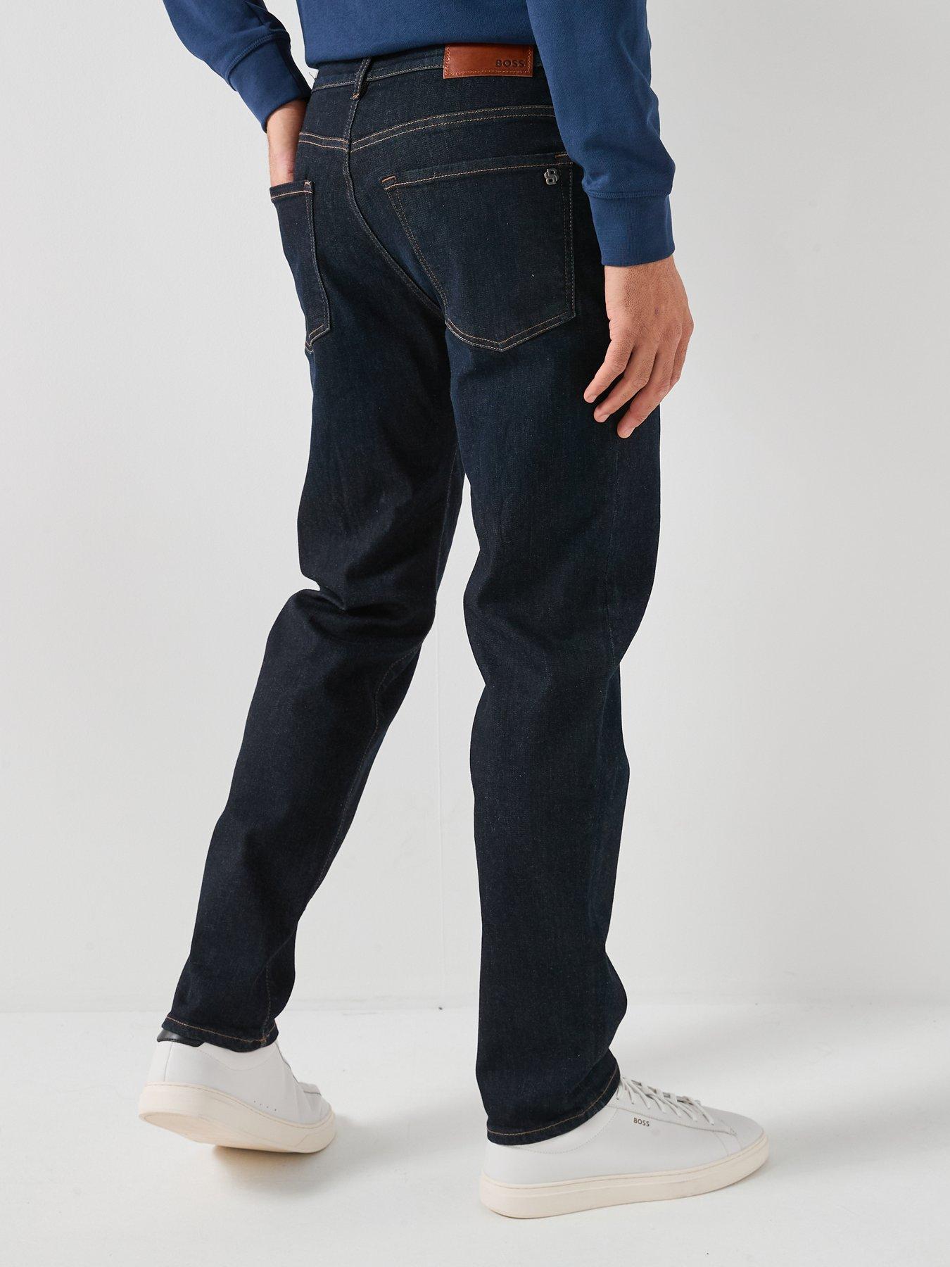 Image 2 of 5 of BOSS Maine Soft Motion Regular Fit Jeans - Indigo