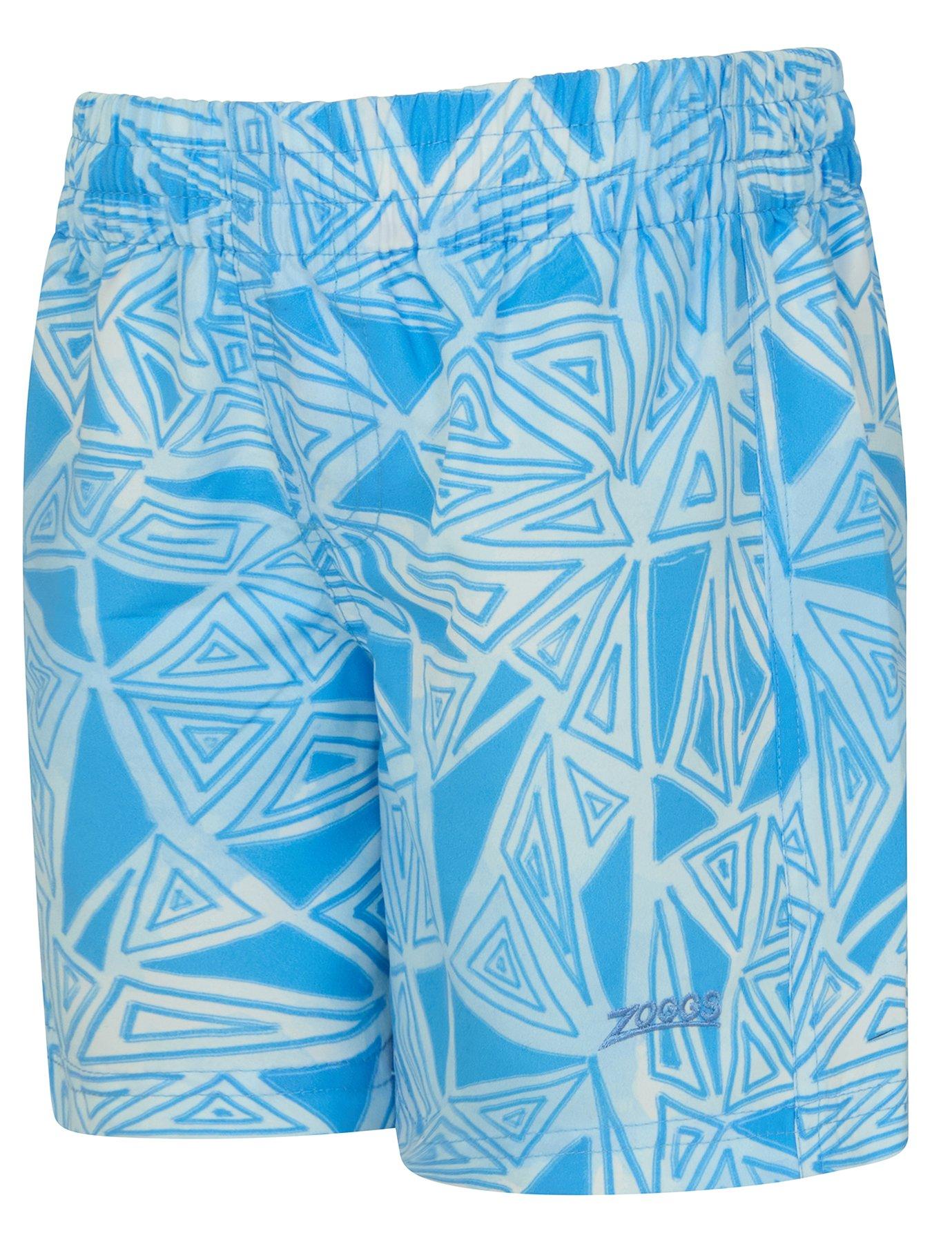 Zoggs Kids Boys Geometric Watershorts - Blue