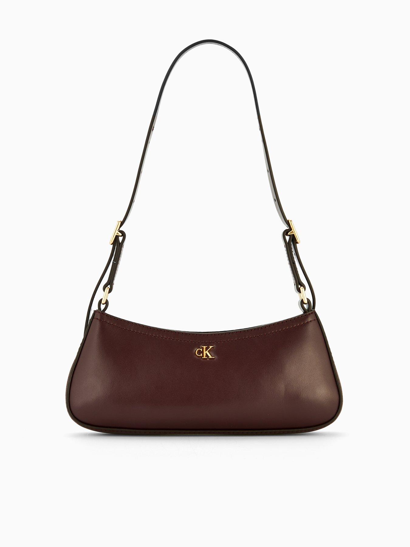 Calvin Klein CK Small Shoudler Bag - Brown