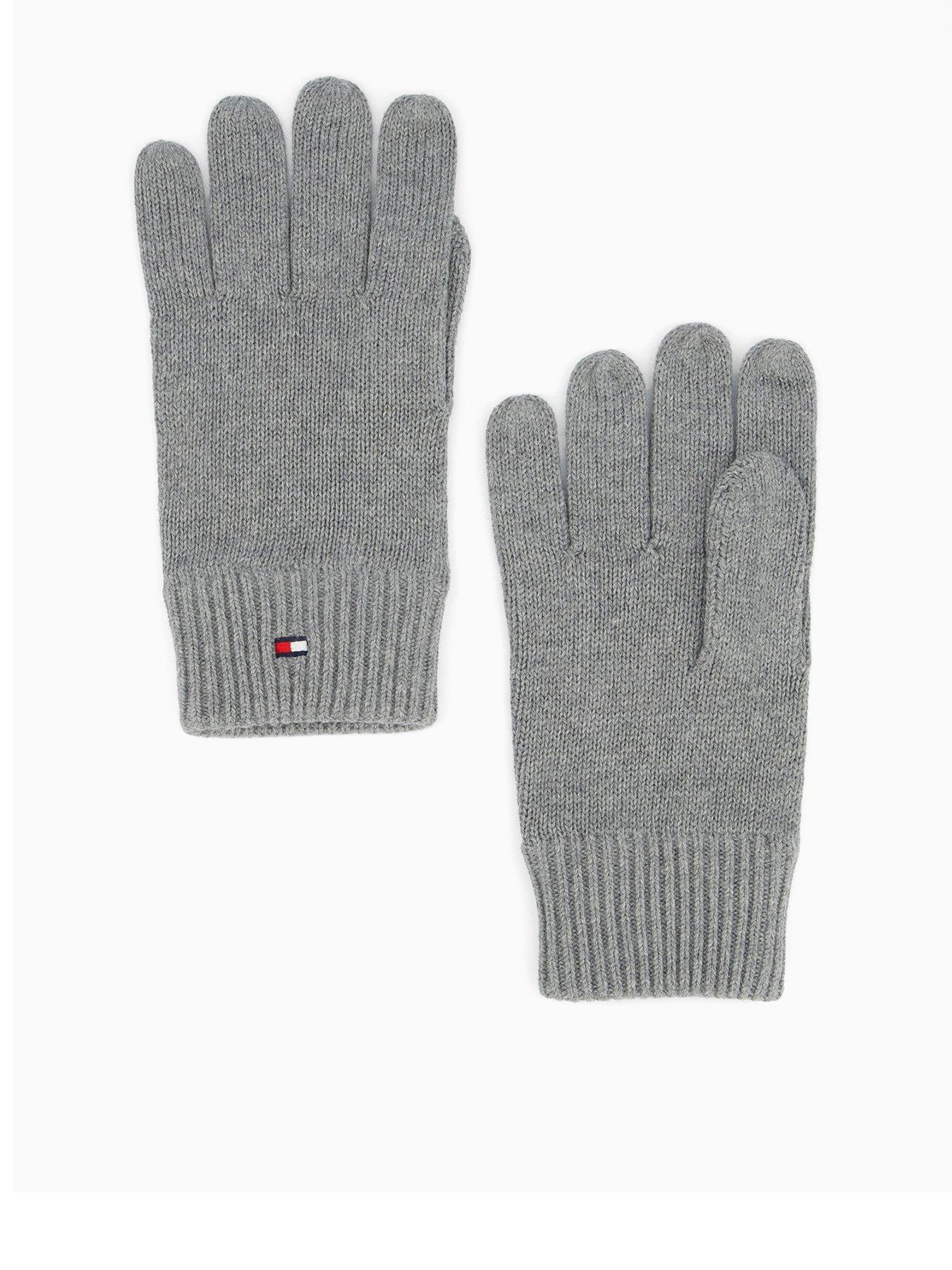 tommy-hilfiger-essentials-flag-knitted-gloves-grey