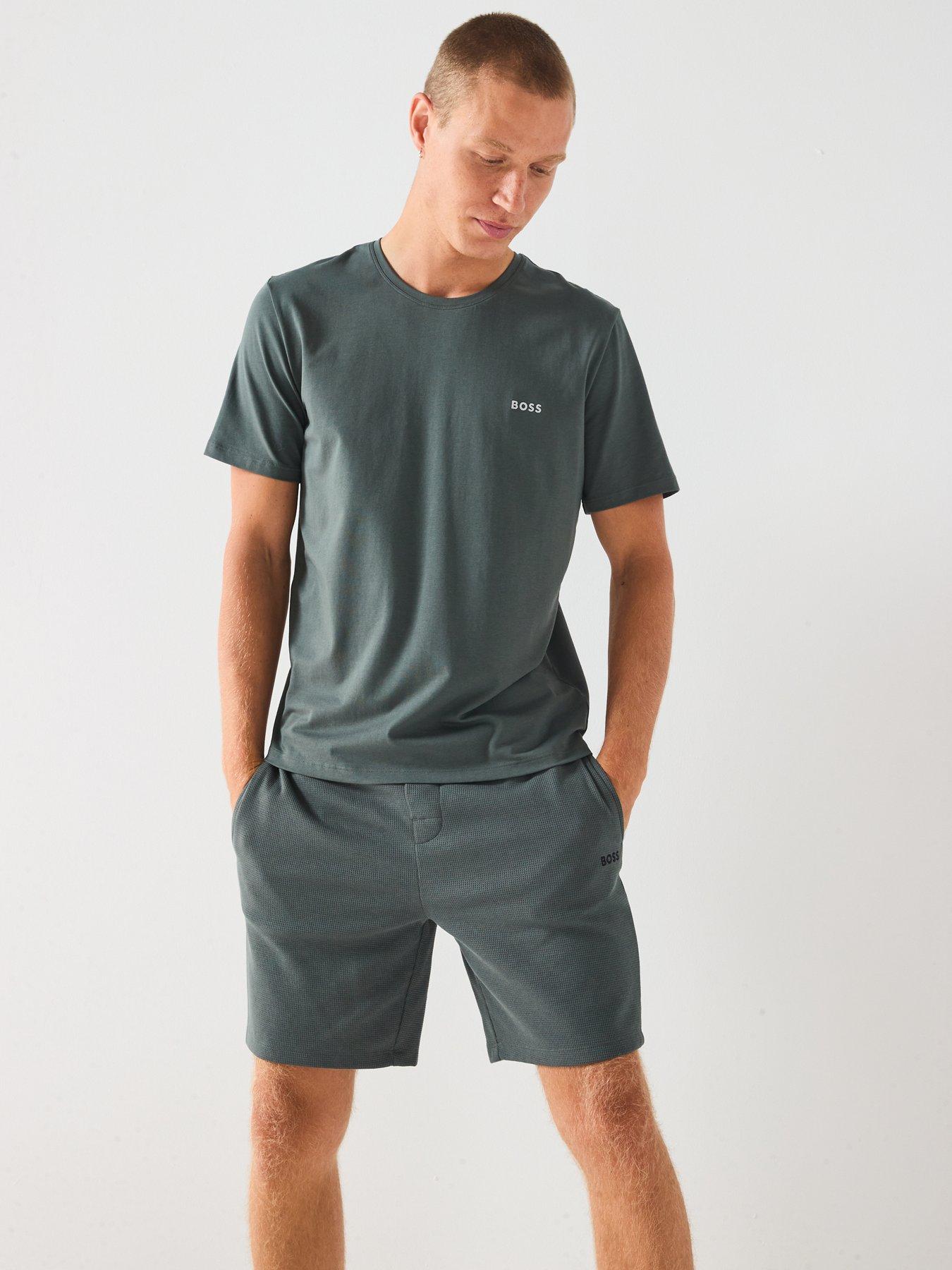 boss-loungewear-waffle-shorts-greendetail