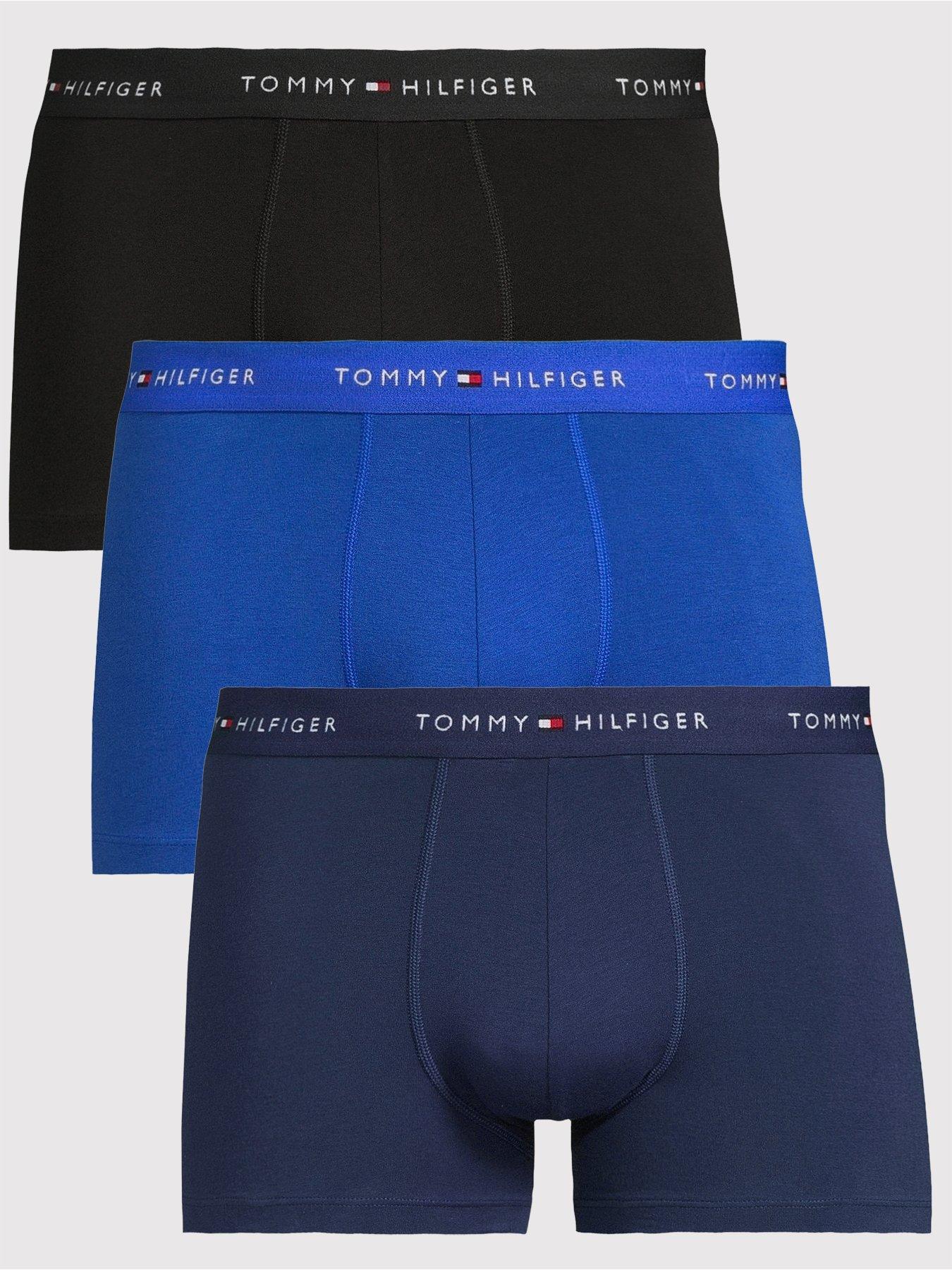tommy-hilfiger-3-pack-signature-cotton-trunks-blue