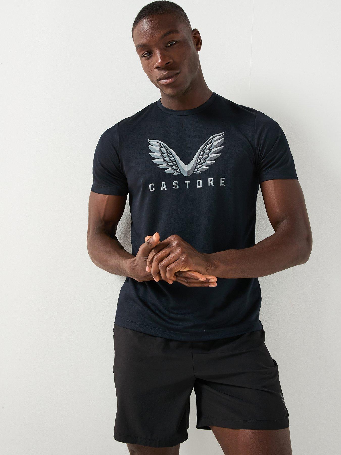 Castore Mens Training Graphic Short Sleeve T-Shirt - Black/White